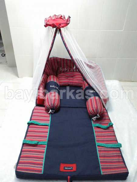 Bed Portable BABY SCOTS (Merah) *Second (BP.KA)