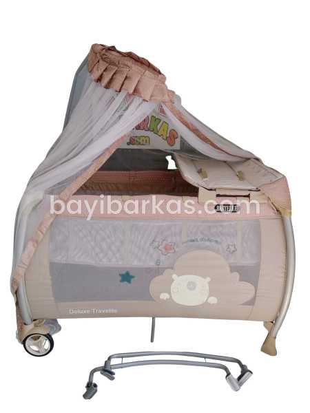 Box Bayi / boks tempat tidur bayi BABYELLE "Deluxe Travelite'' Beige *SECOND (BP.MFA)
