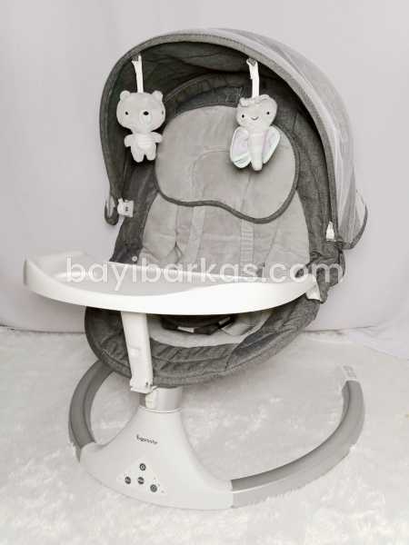 Baby Swing Automatic SUGAR BABY "HUG ME - 05 CHAIR WT" (GREY) *SECOND (BP.MFA)