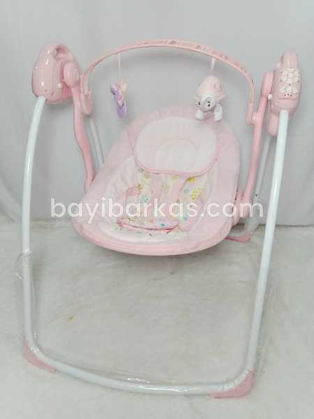 Baby Swing  Elektrik merk BABY ELLE ''Angel'' Pink *EX-KADO