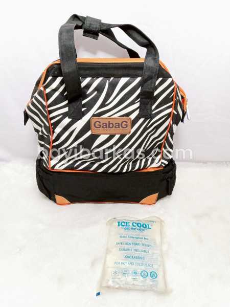 Cooler Bag GABAG "Zebra" + Ice gel *EX-KADO