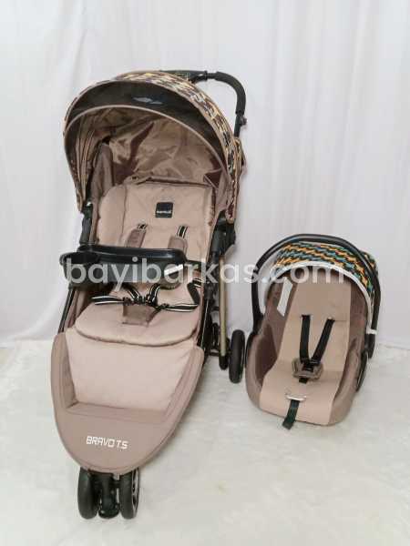 Stroller 2in1 BABYELLE BRAVO T.5 *Brown (BP. NFA)