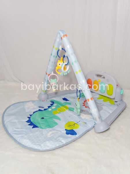 Piano Playmat SUGAR BABY "Sugar Dino" Biru *Second (TJ)