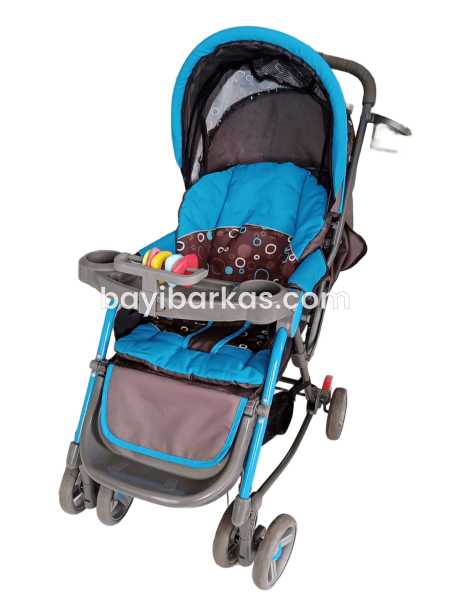 Stroller 3in1 PLIKO "Rocker" Biru *SECOND (BP. KFA)