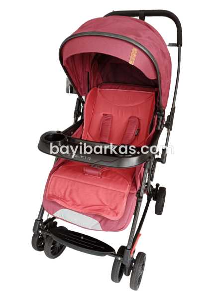 Stroller Rocking PLIKO "STREAM R" Merah *Second (BP. NFA)