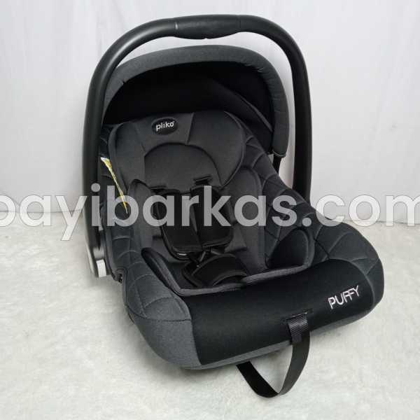 Carseat Infant Carrier Pliko PUFFY Hitam *Like New (BP.NA)