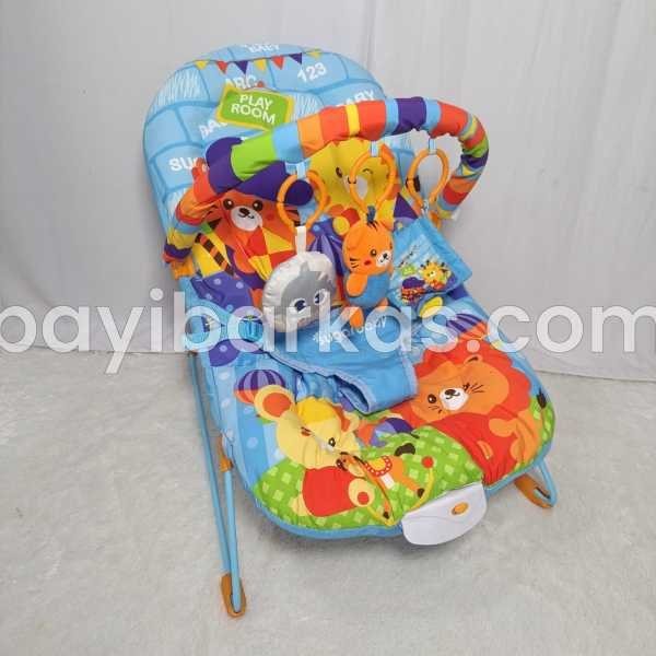 Bouncer SUGAR BABY 'Play Room' Orange Biru *2nd