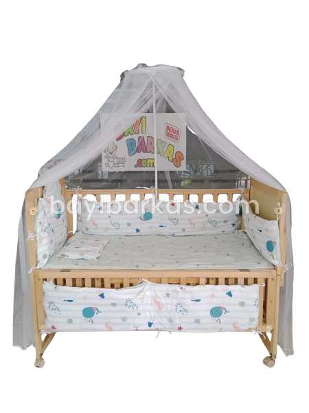 Box Bayi Kayu portable / tempat tidur Bayi *SECOND (TJ)