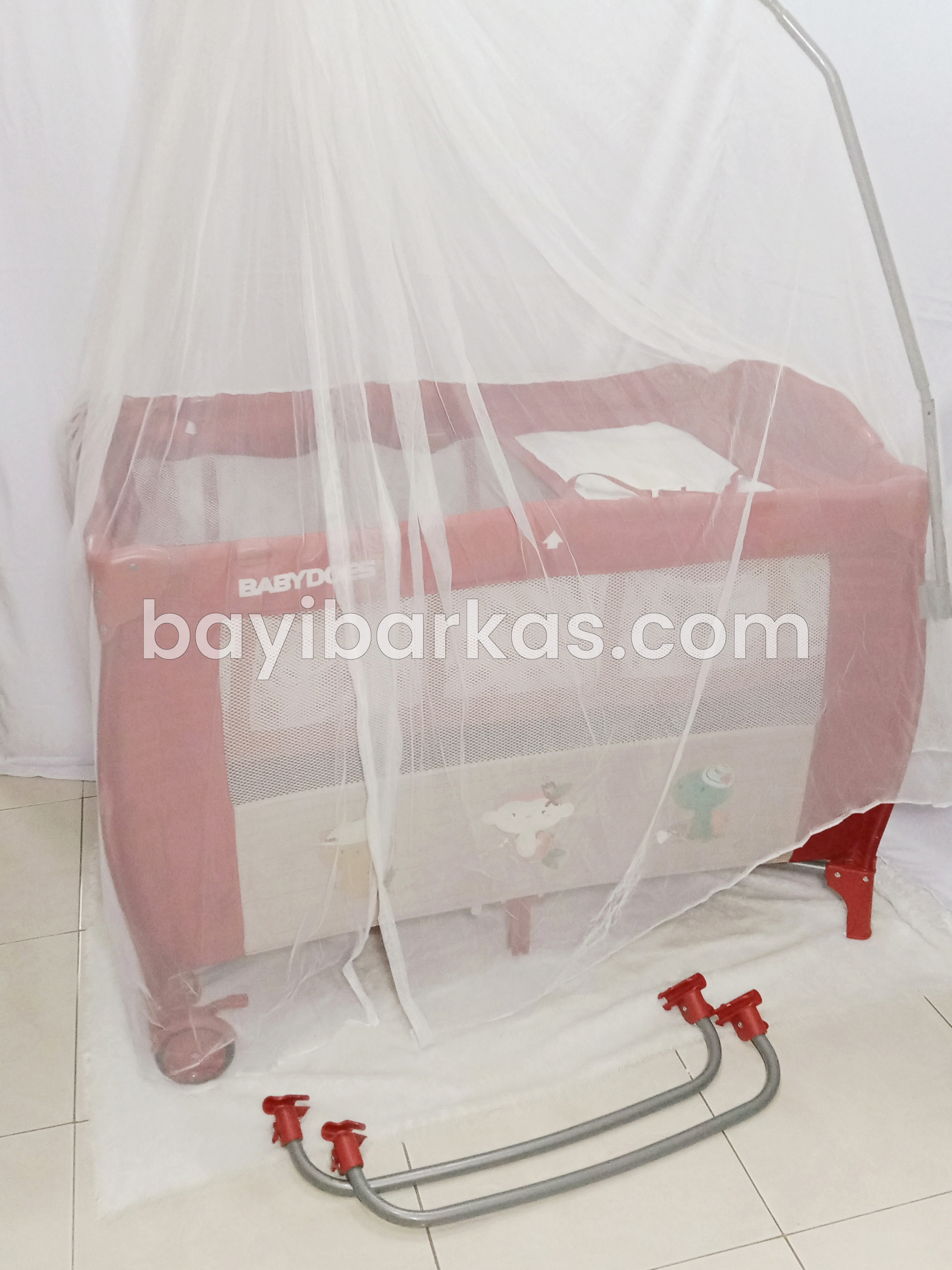 Box bayi parasut BABYDOES 'Panama' MERAH *Second (BP.MFA)