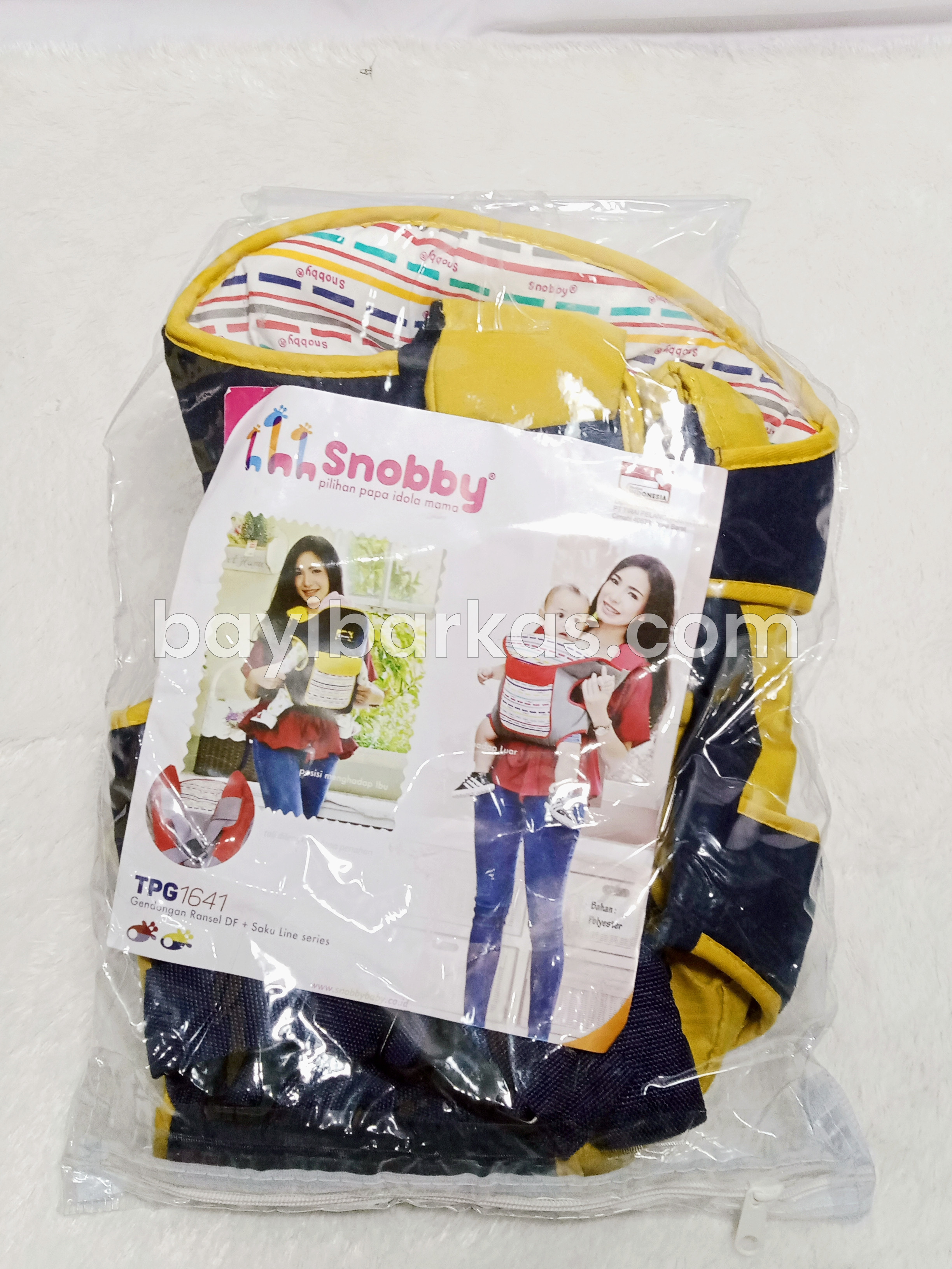 Gendongan Ransel merk SNOBBY "TPG-1641" kuning (EX-KADO)