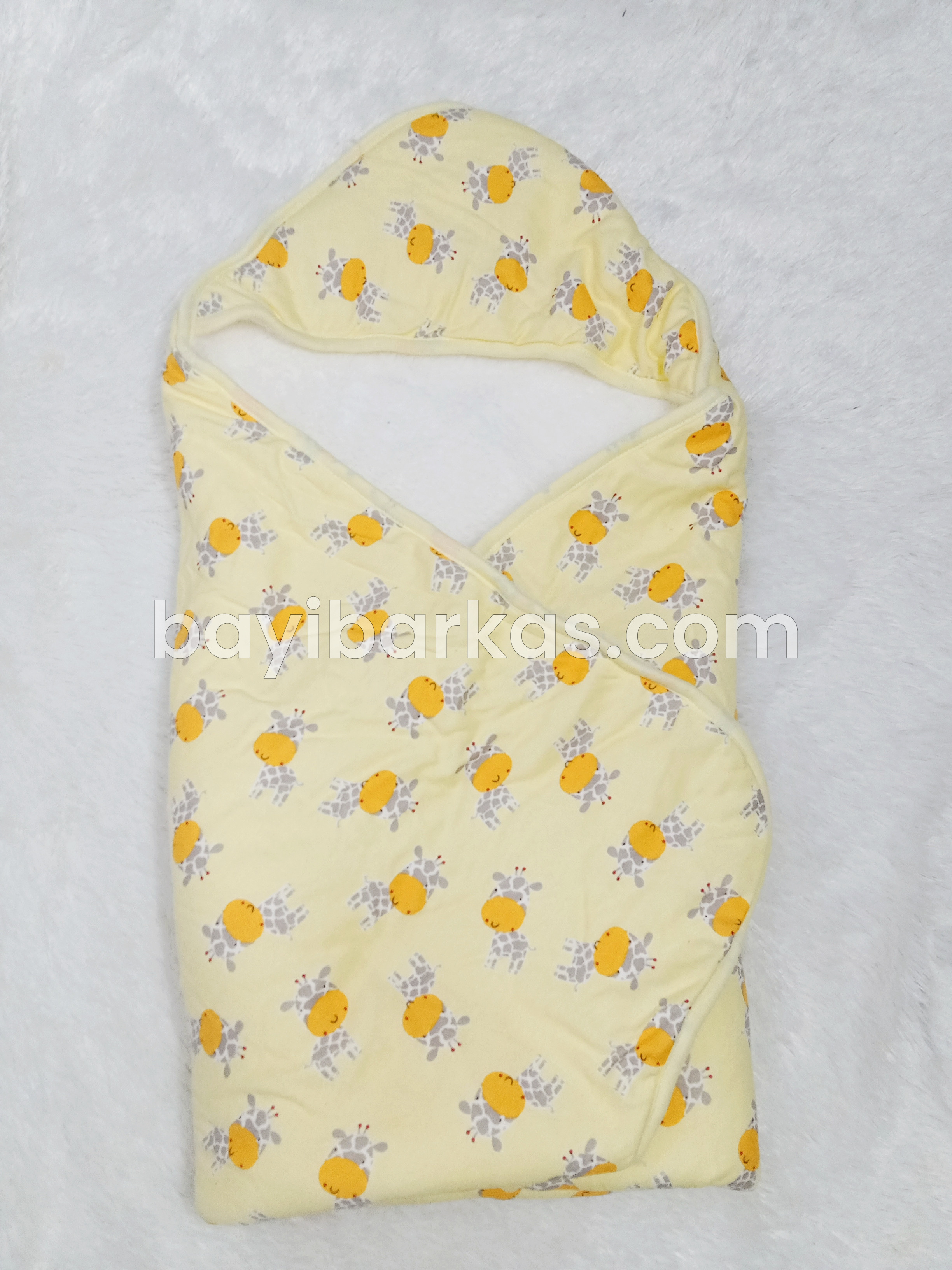 Selimut Tudung Bayi merk EDL "Kuning Jerapah" (EX-KADO)