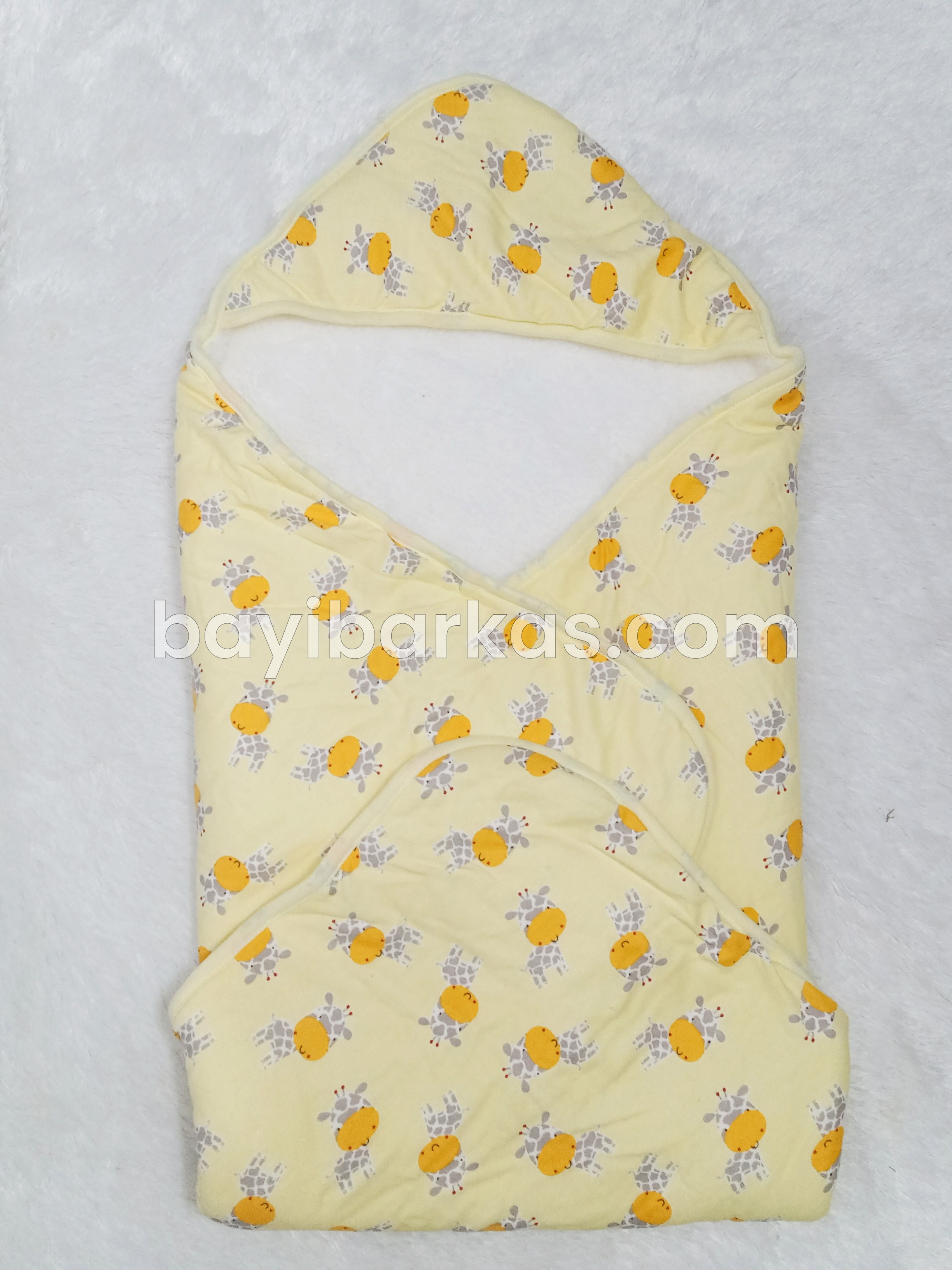 Selimut Tudung Bayi merk EDL "Kuning Jerapah" (EX-KADO)