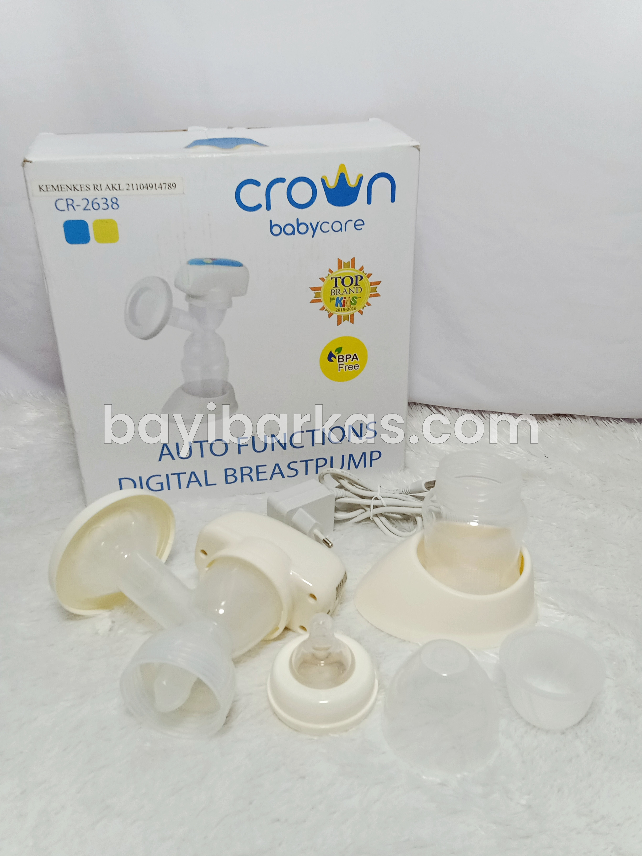 Pompa Asi / Breast Pump Digital CROWN "CR-2638" *SECOND