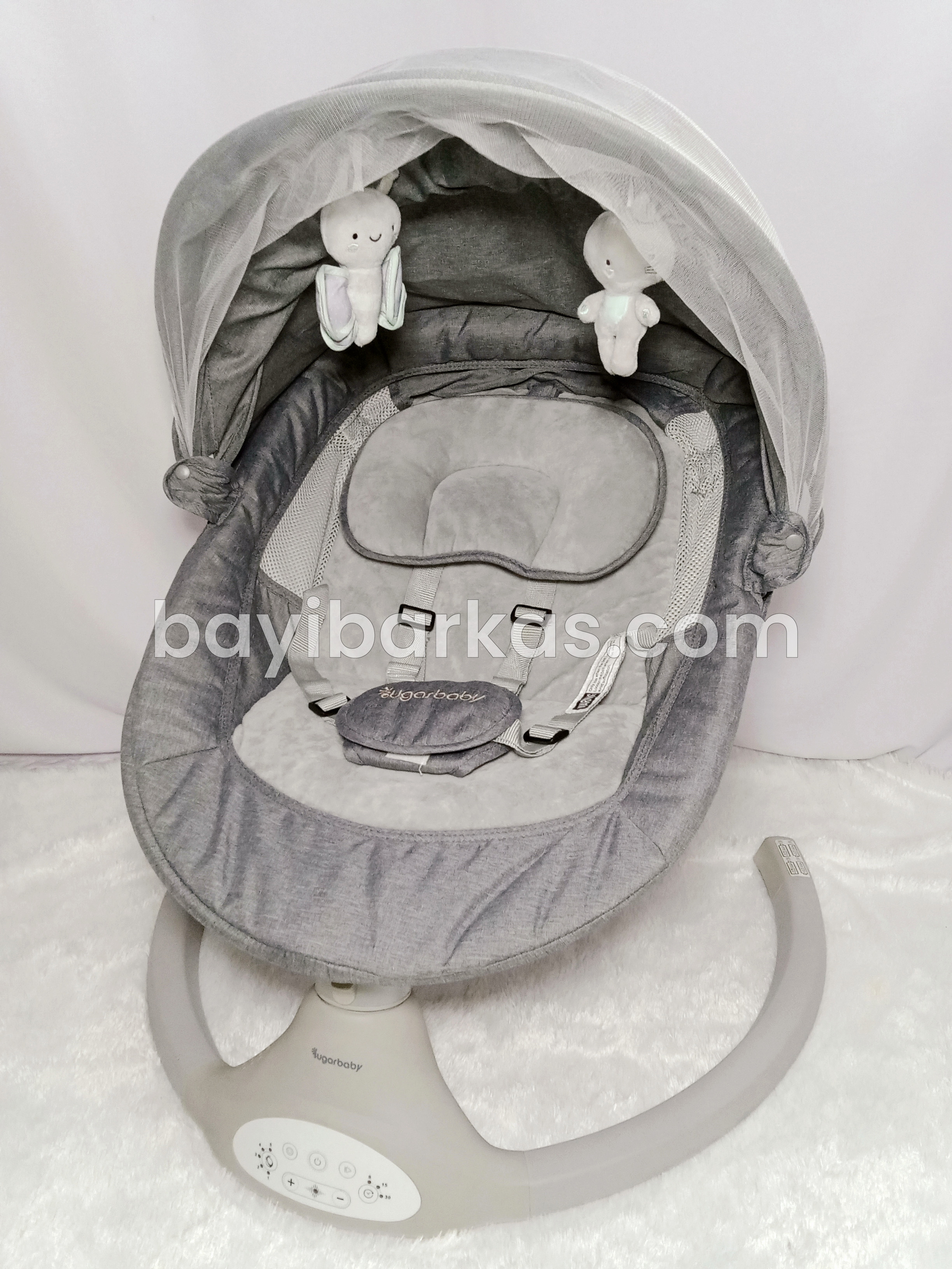 Baby Swing Automatic SUGAR BABY "HUG ME-06 BED" (GREY) *SECOND (BP.VA)