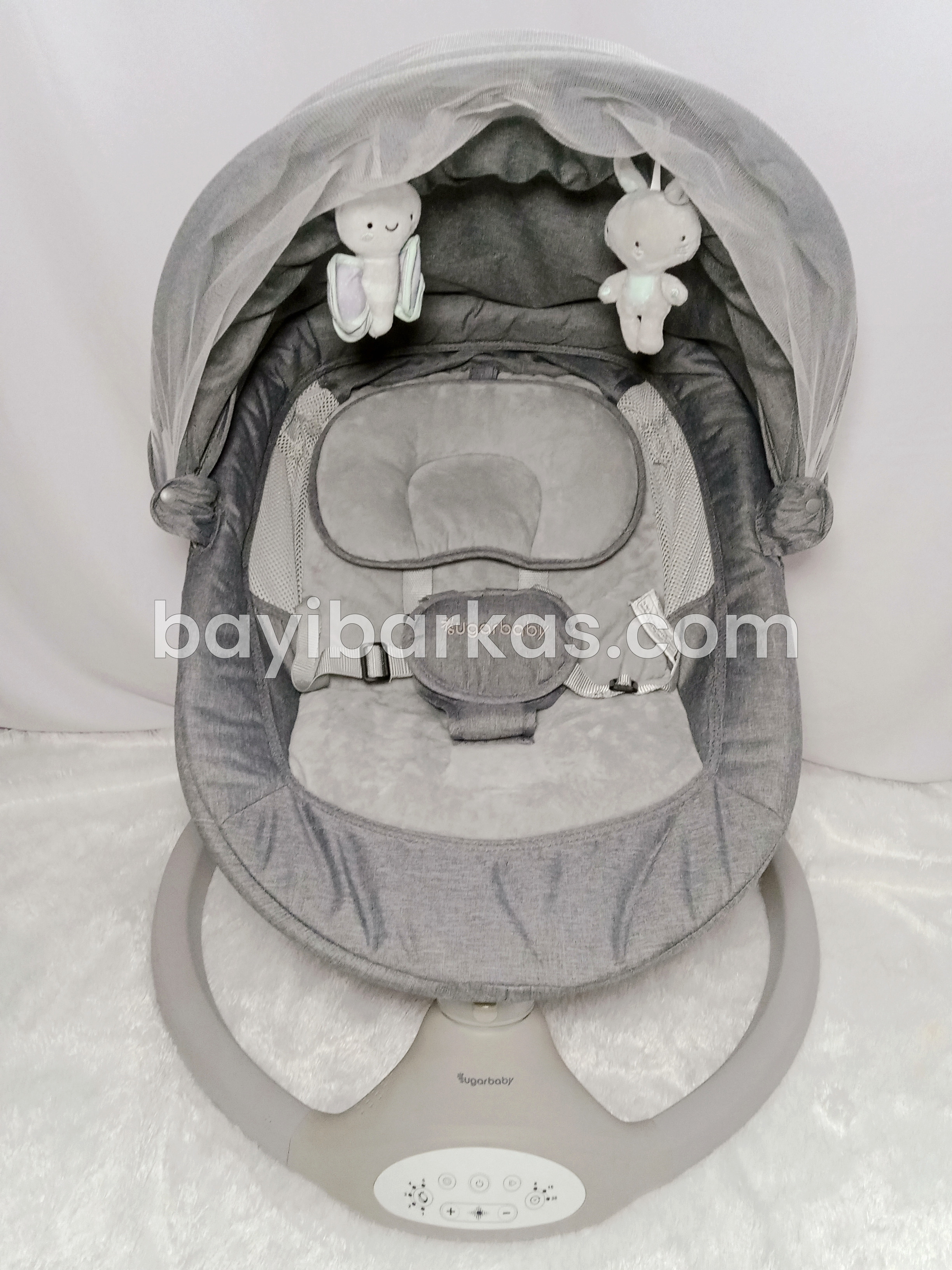 Baby Swing Automatic SUGAR BABY "HUG ME-06 BED" (GREY) *SECOND (BP.VA)