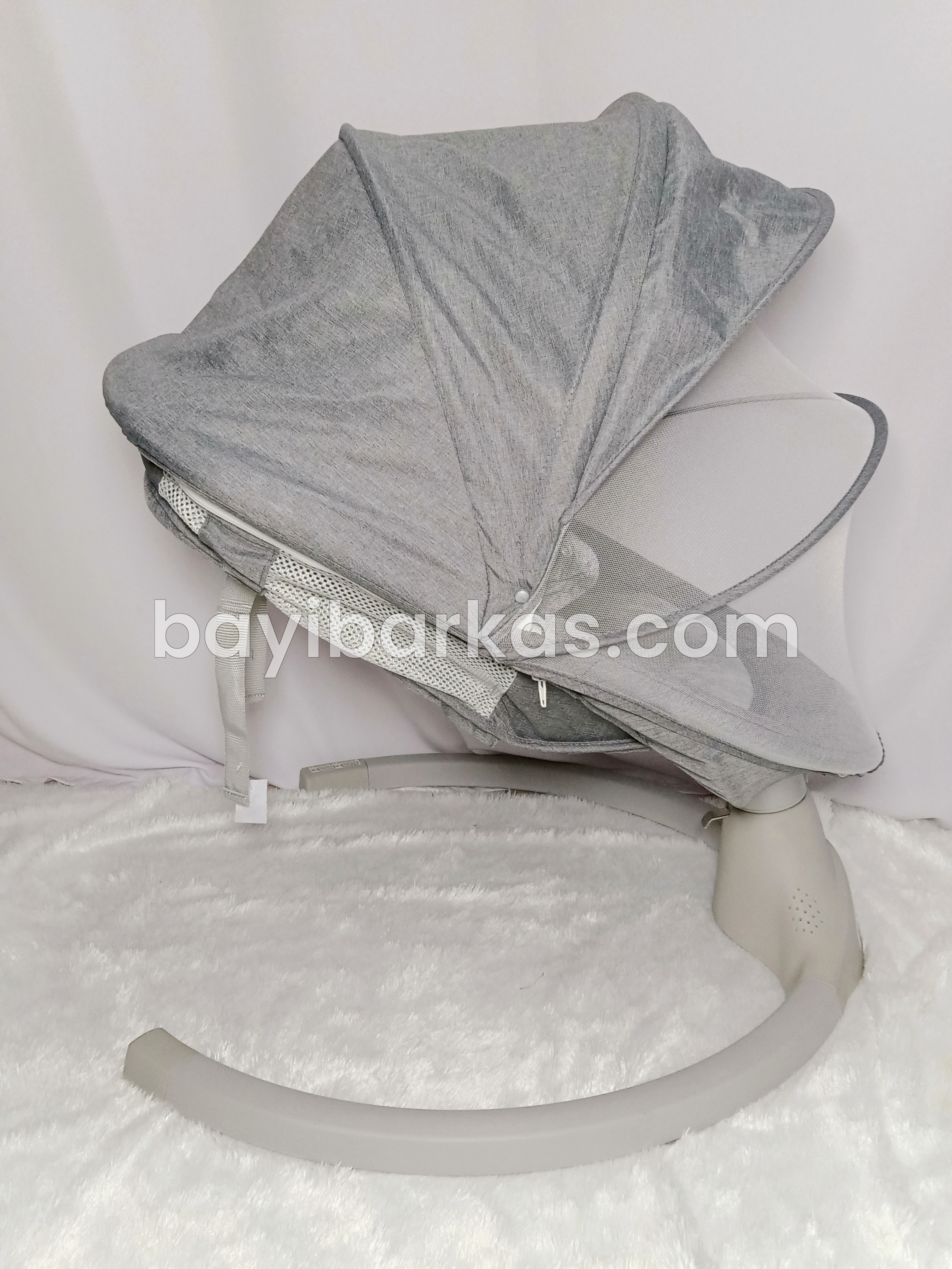 Baby Swing Automatic SUGAR BABY "HUG ME-06 BED" (GREY) *SECOND (BP.VA)