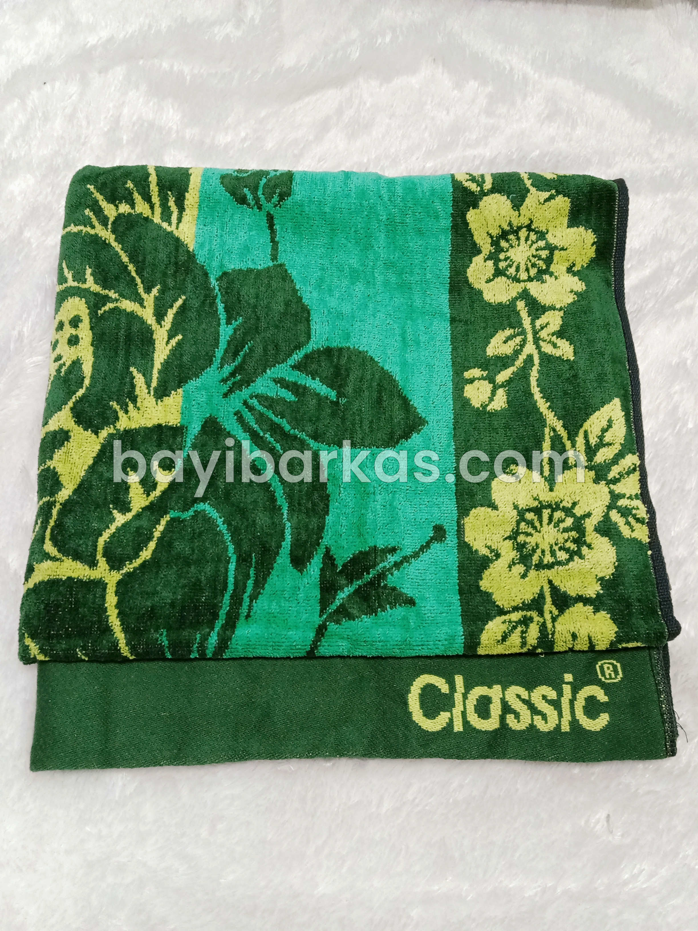 Handuk Jumbo Dewasa CLASSIC warna hijau (EX-KADO)