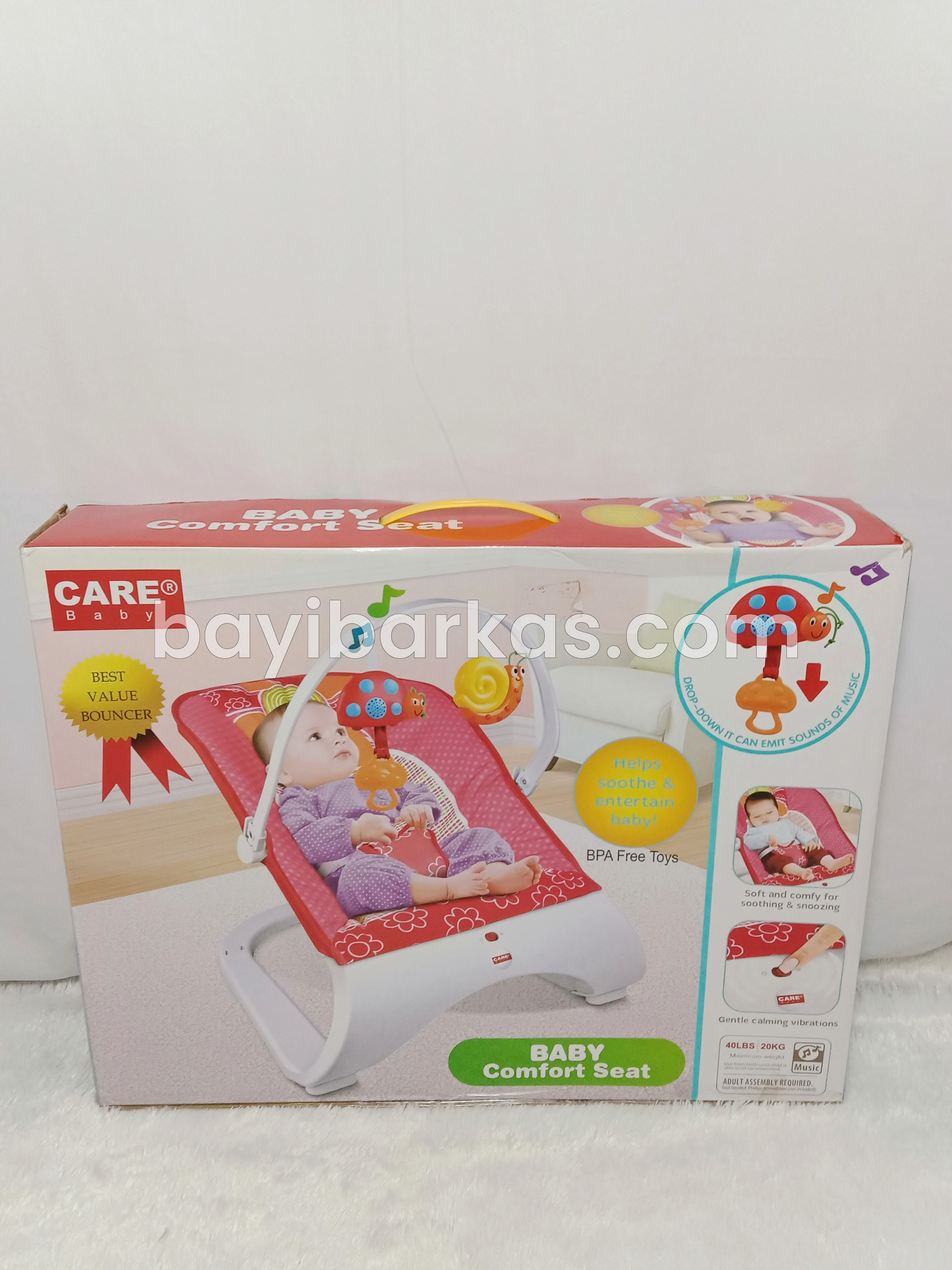Baby Comfort Seat / bouncer CARE BABY *SECOND, LIKE NEW (BP.KA)