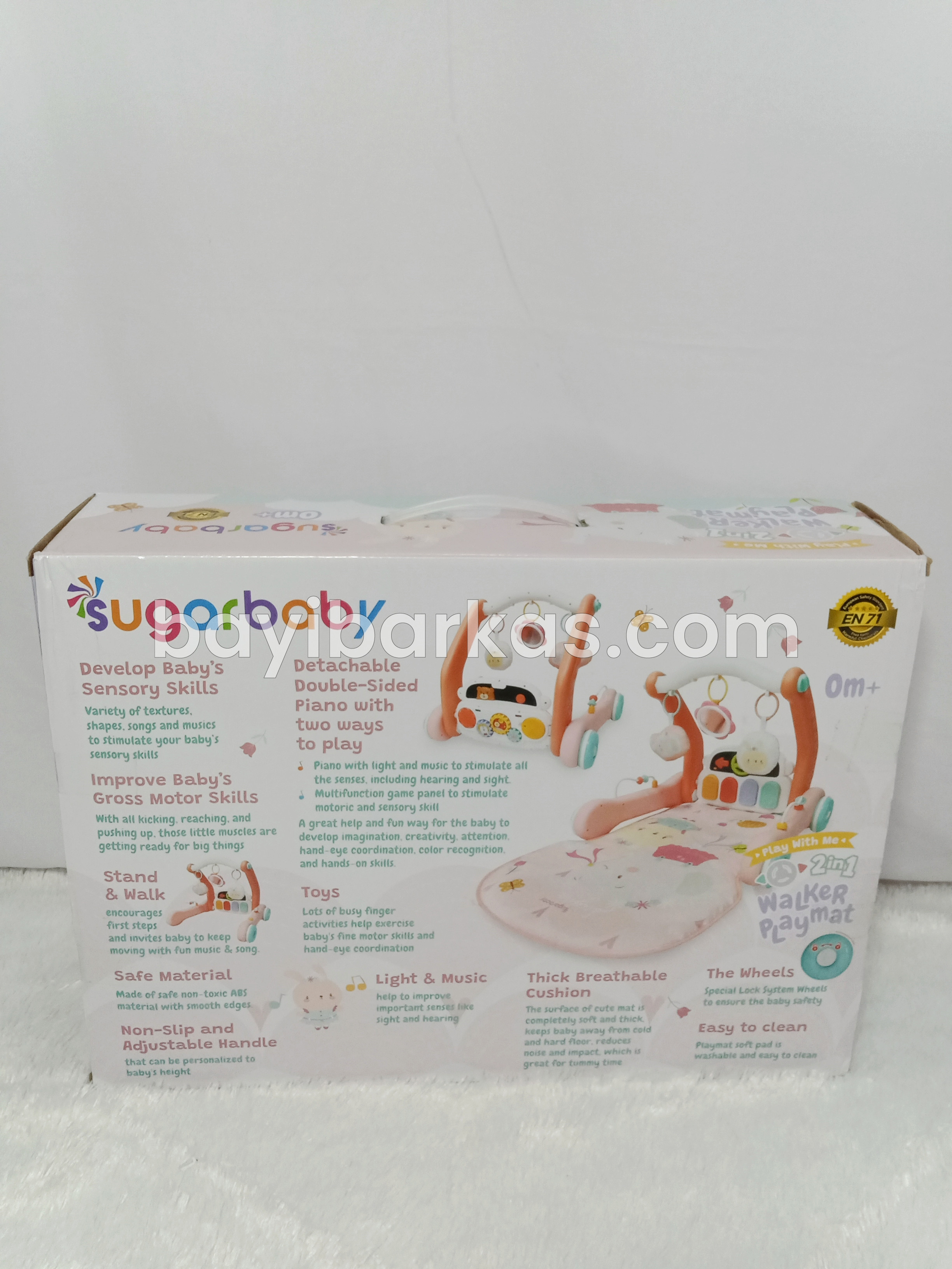 Walker Playmat 2in1 SUGAR BABY warna Peach (EX-KADO)