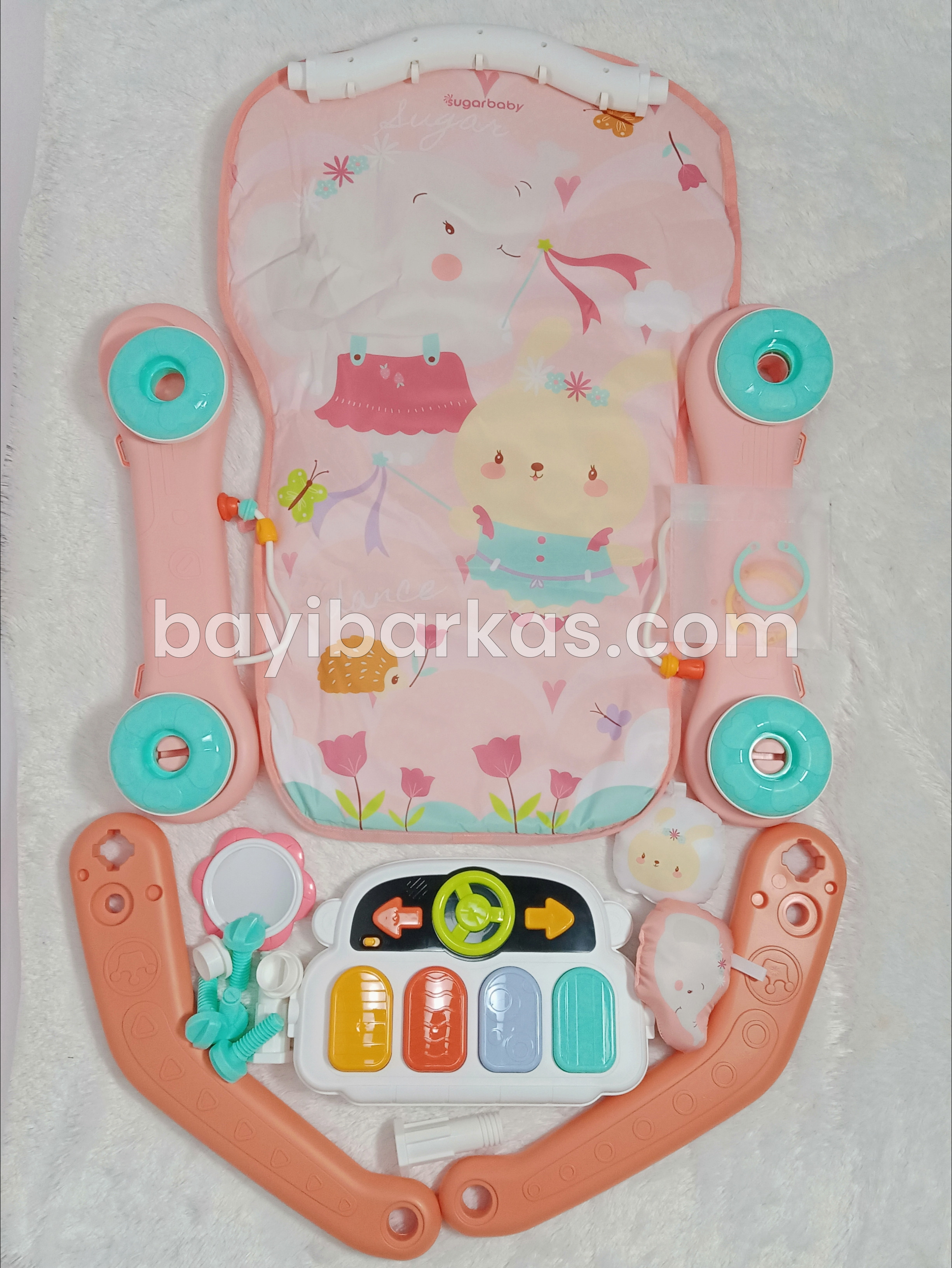 Walker Playmat 2in1 SUGAR BABY warna Peach (EX-KADO)