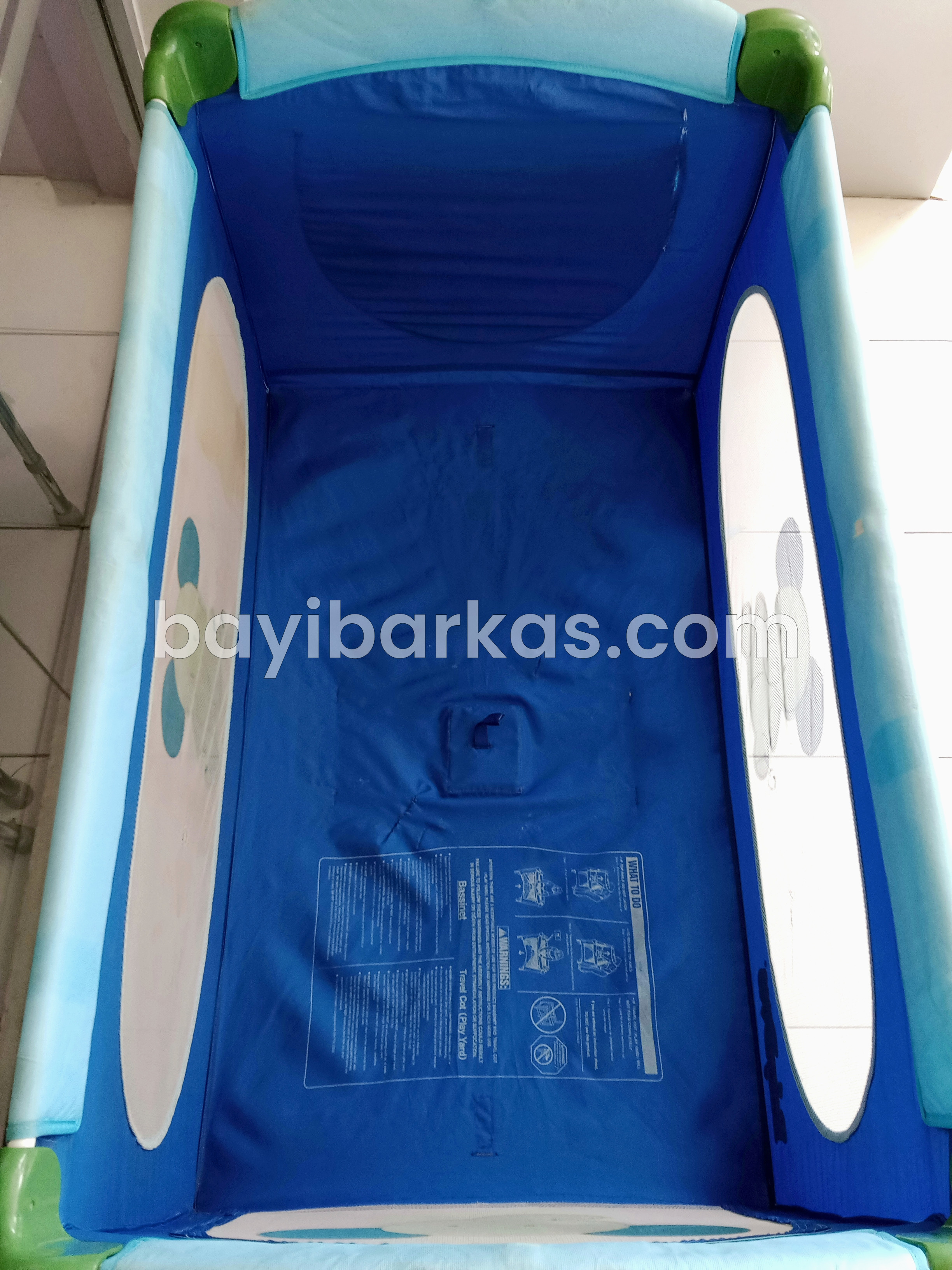 Box bayi / tempat tidur bayi BABY DOES The Pet Shop 2 "Elephant" (Biru) *Second 