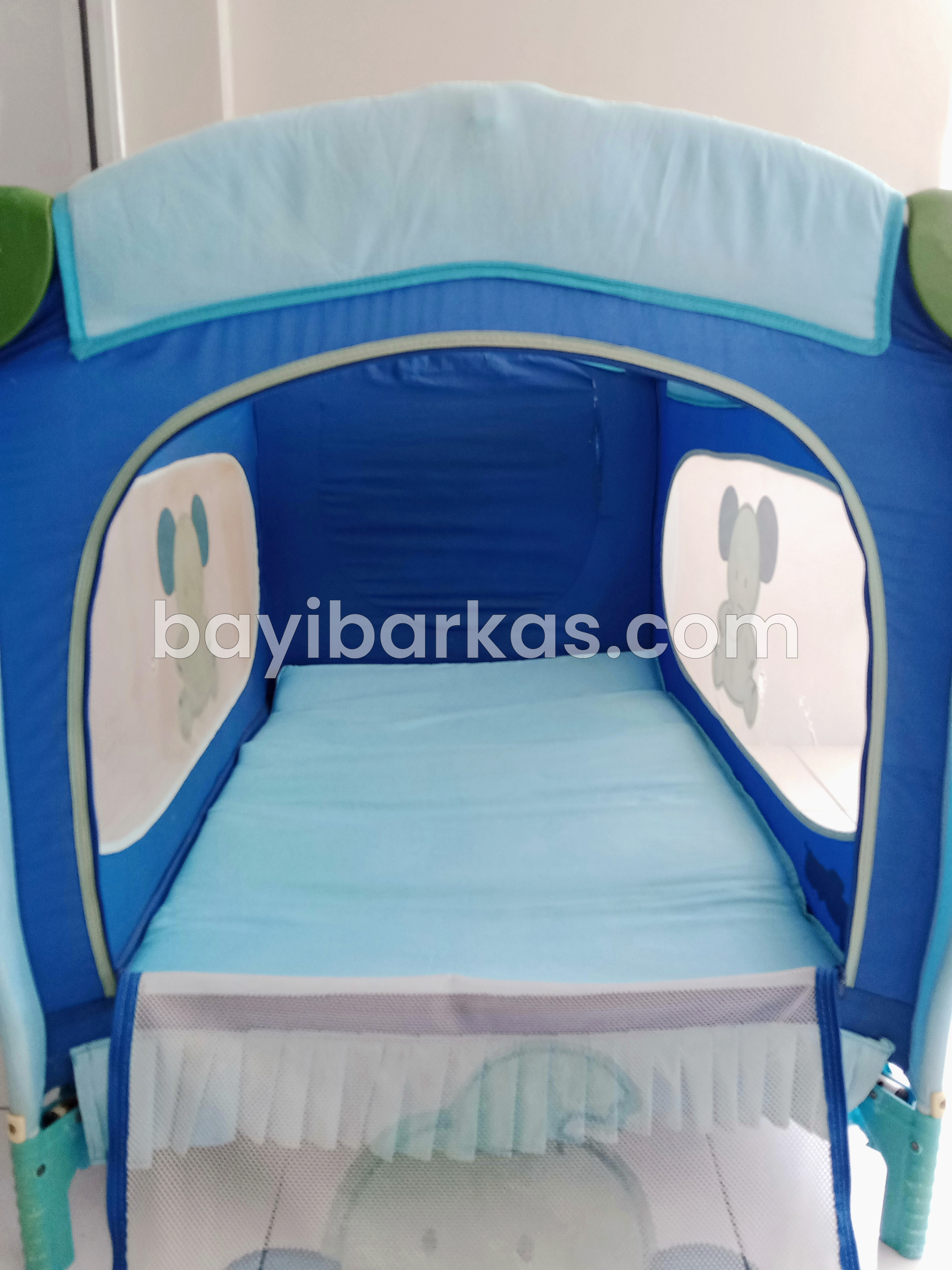 Box bayi / tempat tidur bayi BABY DOES The Pet Shop 2 "Elephant" (Biru) *Second 