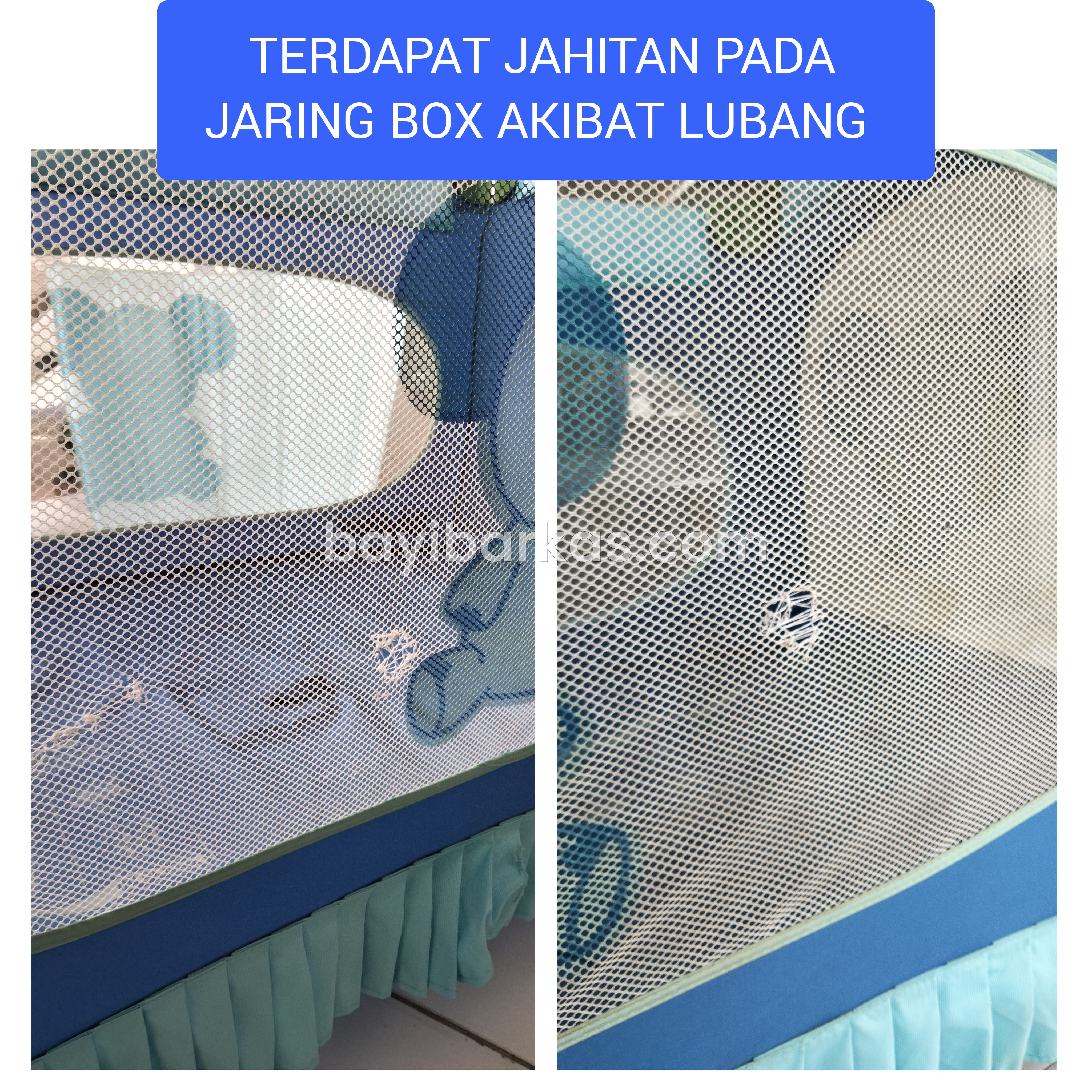 Box bayi / tempat tidur bayi BABY DOES The Pet Shop 2 "Elephant" (Biru) *Second 