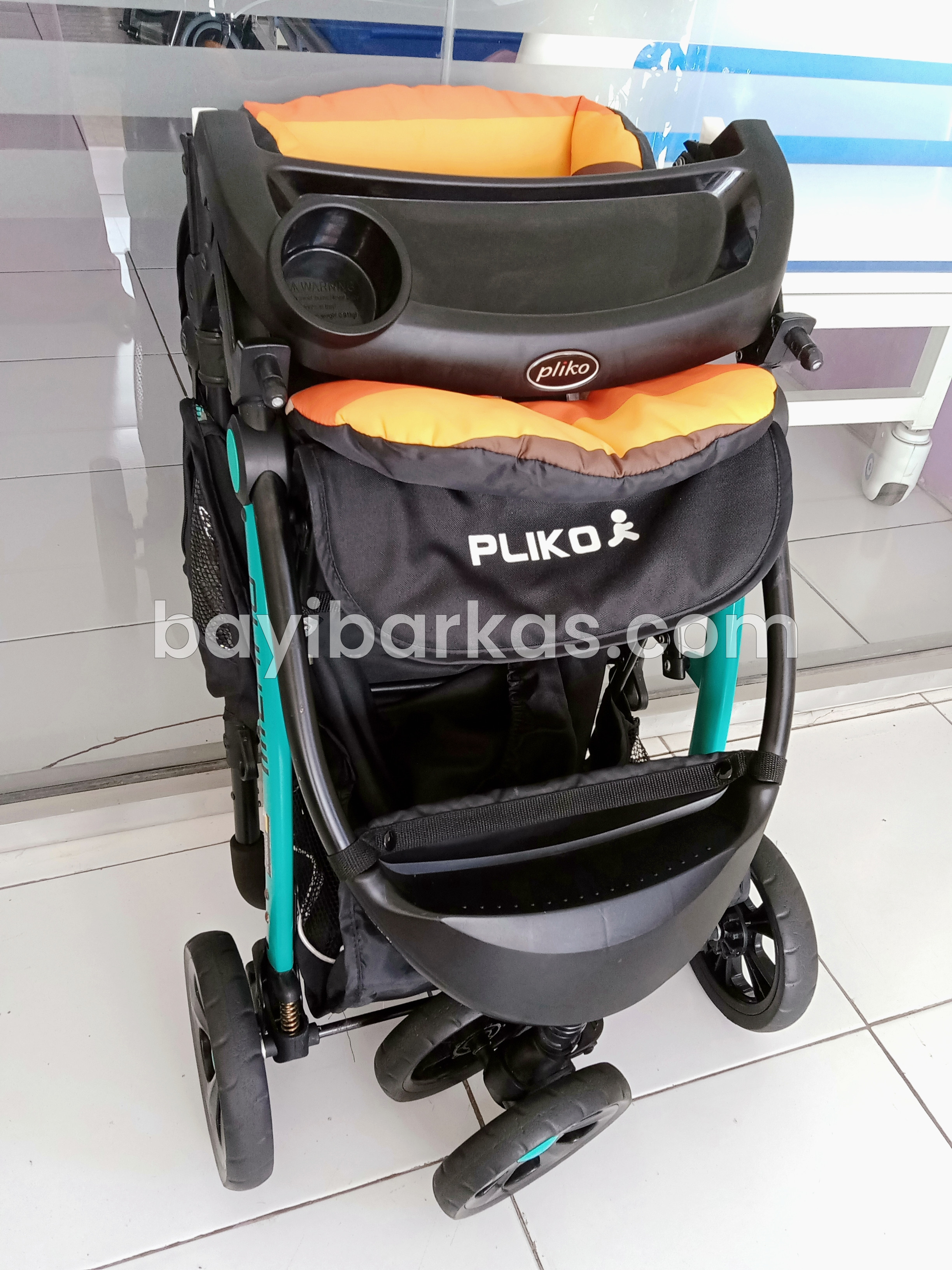 Stroller merk PLIKO "MILANO" warna HIJAU (Second)