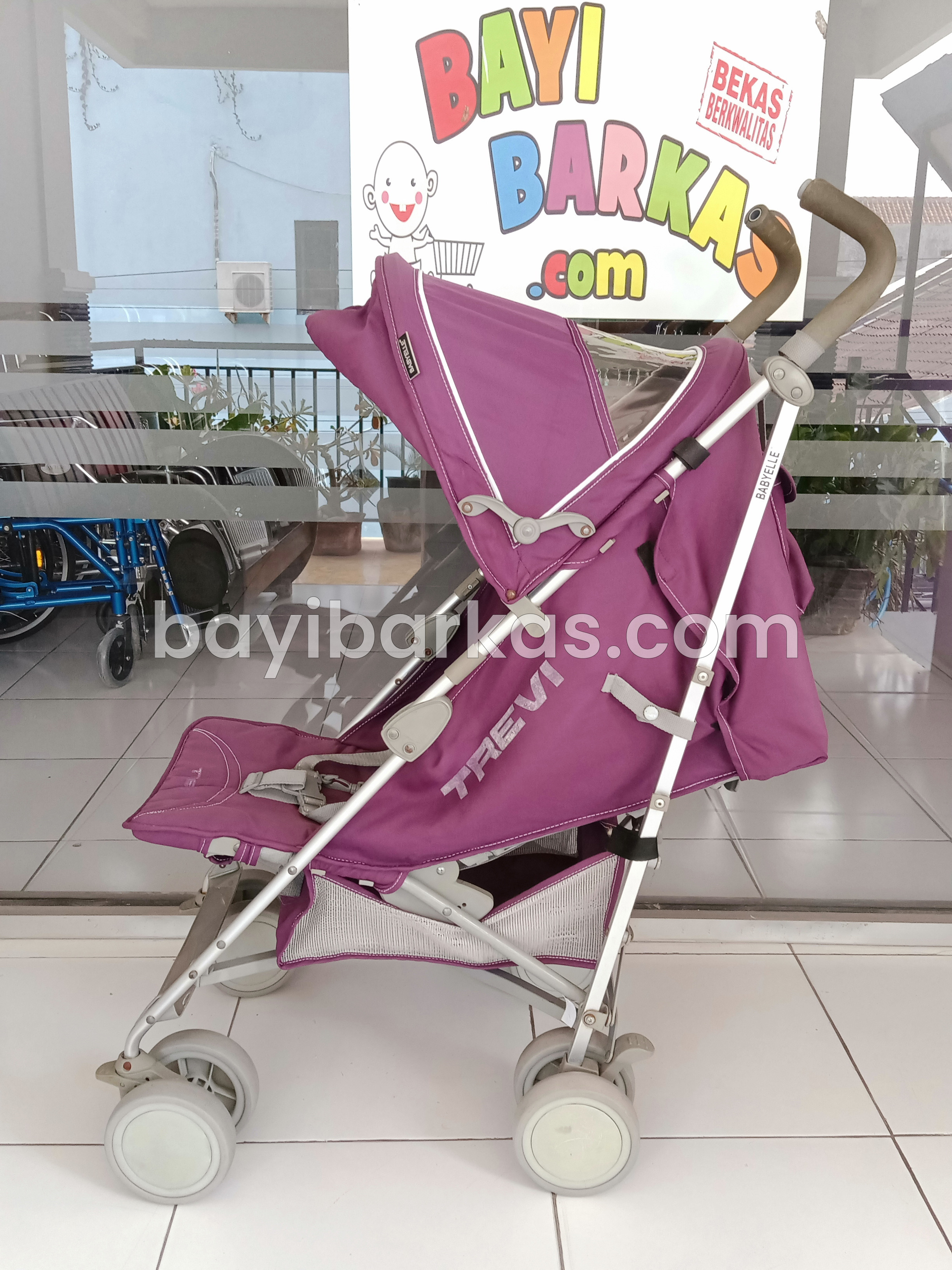 Stroller Buggy BABY ELLE "TREVI" Ungu *Second (BP. KA)