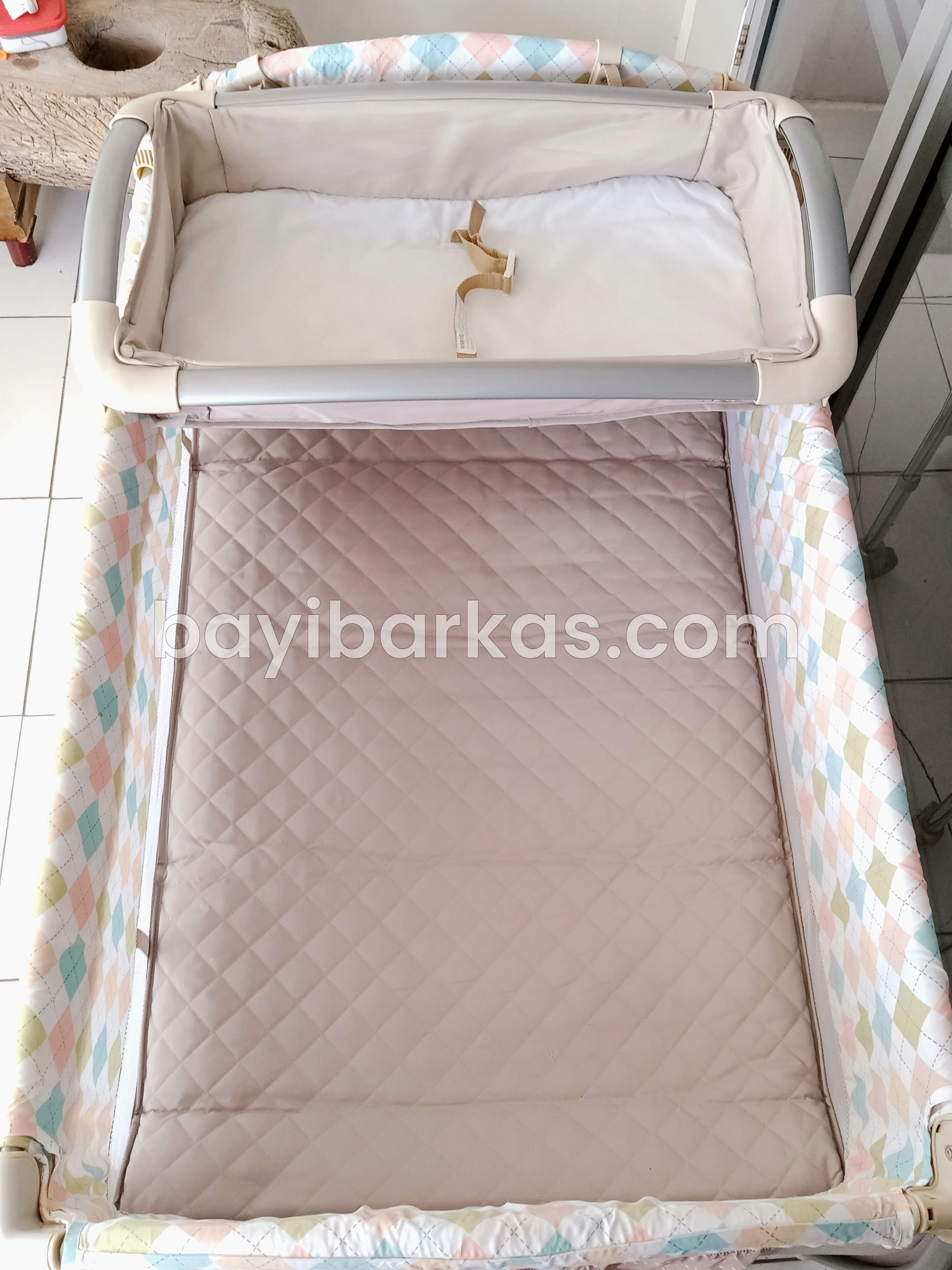 Box Bayi / boks tempat tidur bayi BABYELLE "Premium Line'' Cream *SECOND (BP.MFA)