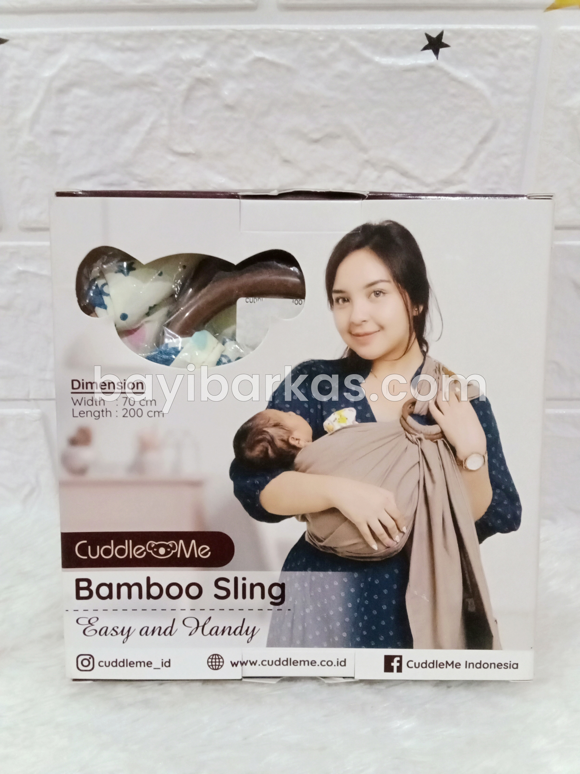 Gendongan Samping CUDDLE ME "Bamboo Sling"