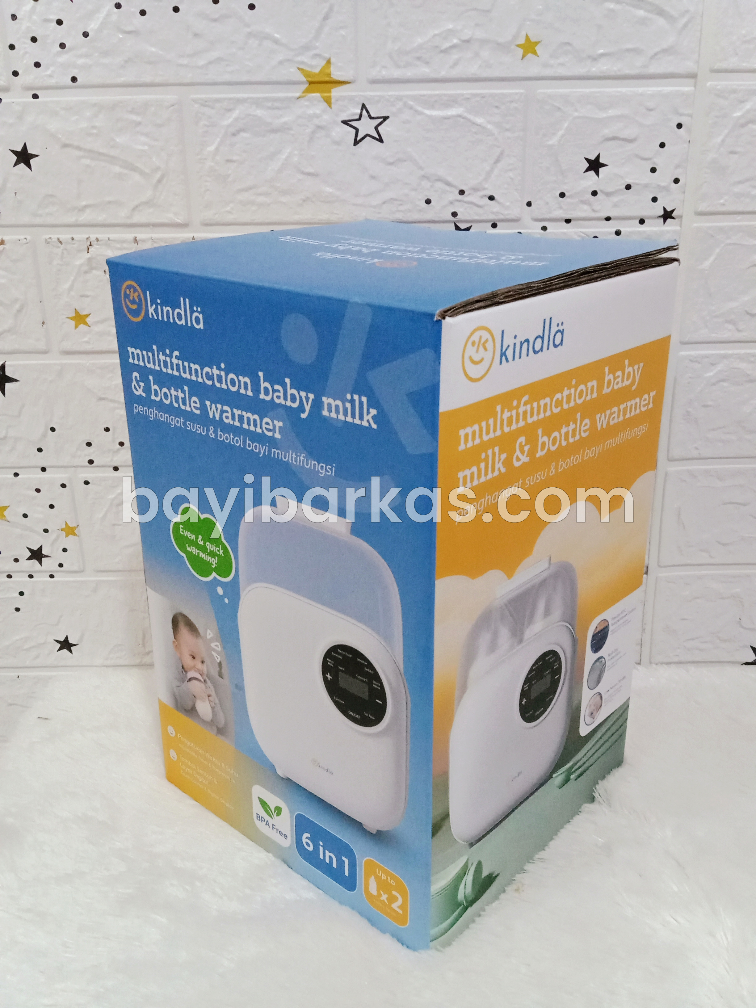 Multifunction Baby Milk & Bottle Warmer 6in1 KINDLA *EX-KADO