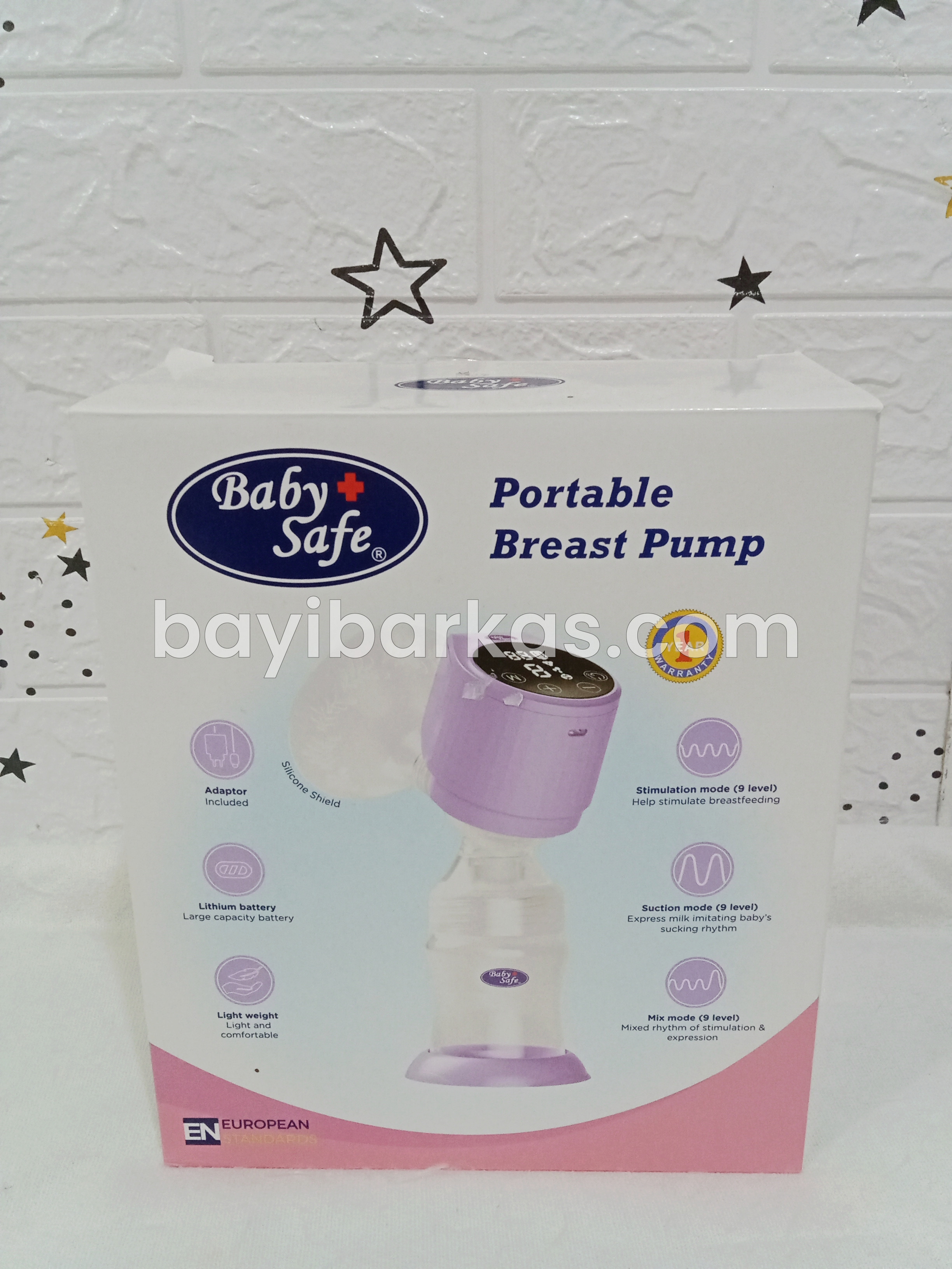 Breast Pump / pompa ASI Portable BABY SAFE "BPE-04" *SECOND