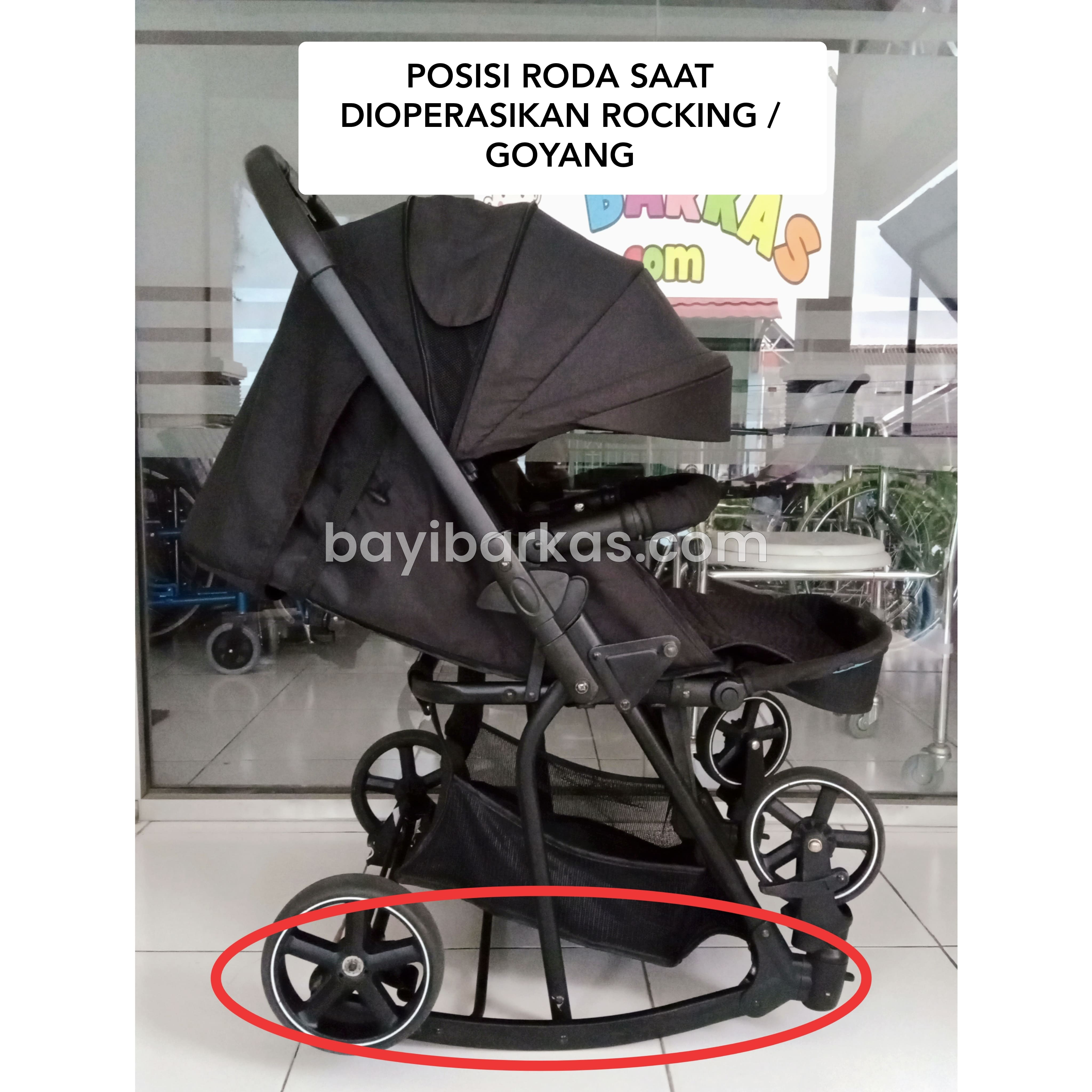 Stroller Rocking merk PACIFIC Jr "K9100" *SECOND (BP. MXA)