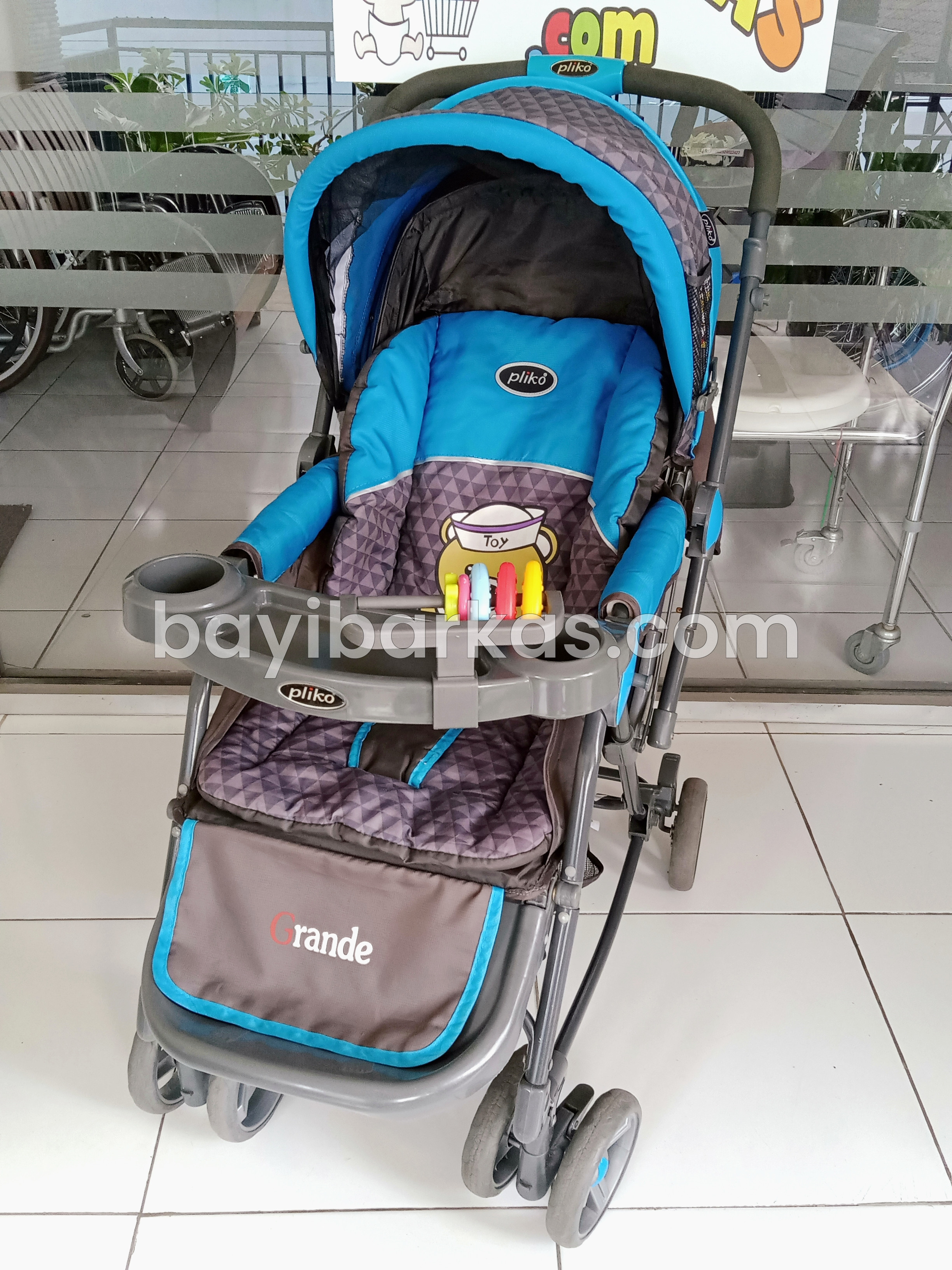 Stroller 3in1 merk PLIKO 'GRANDE' *second (BP. MA)