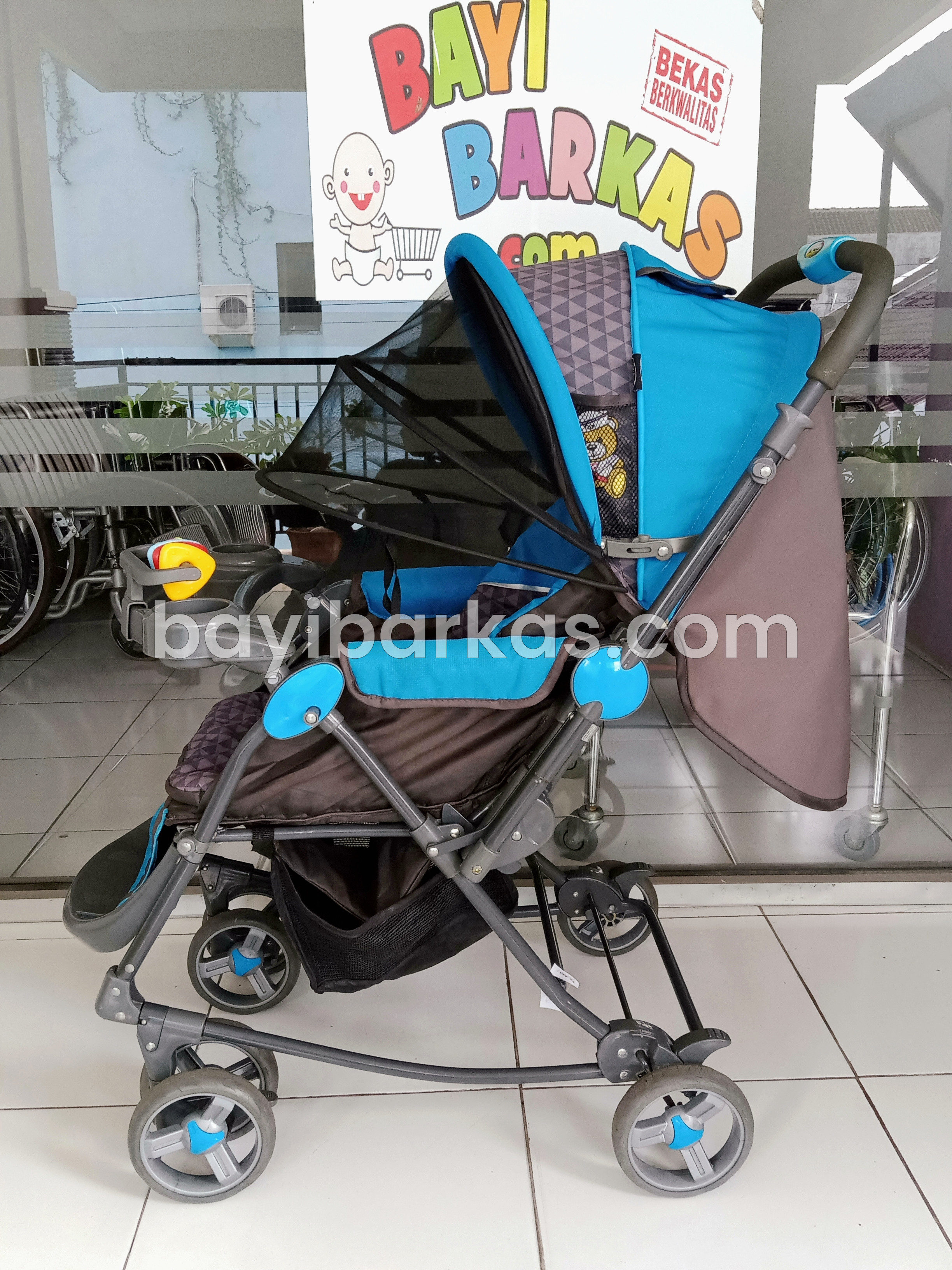 Stroller 3in1 merk PLIKO 'GRANDE' *second (BP. MA)