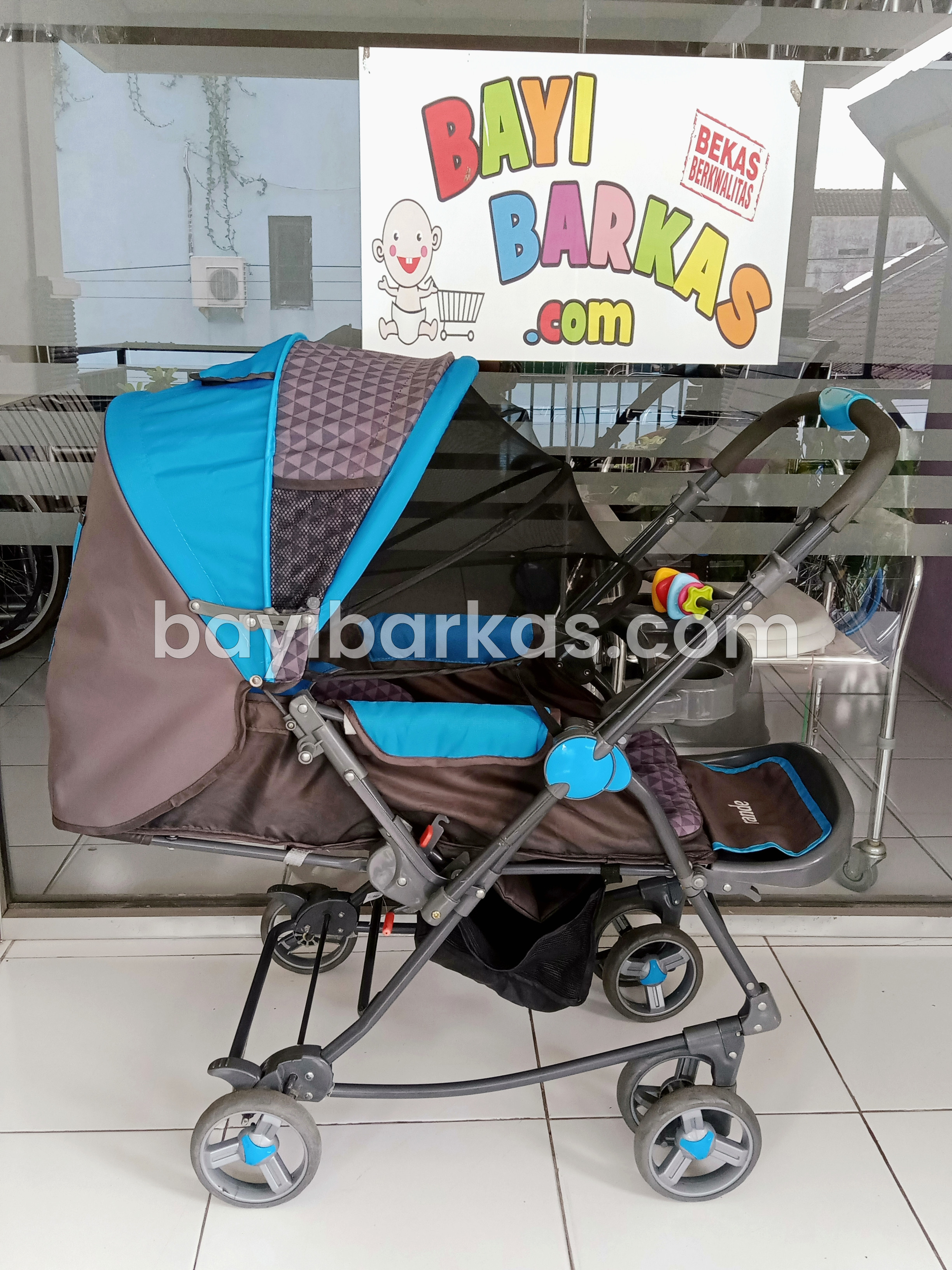 Stroller 3in1 merk PLIKO 'GRANDE' *second (BP. MA)