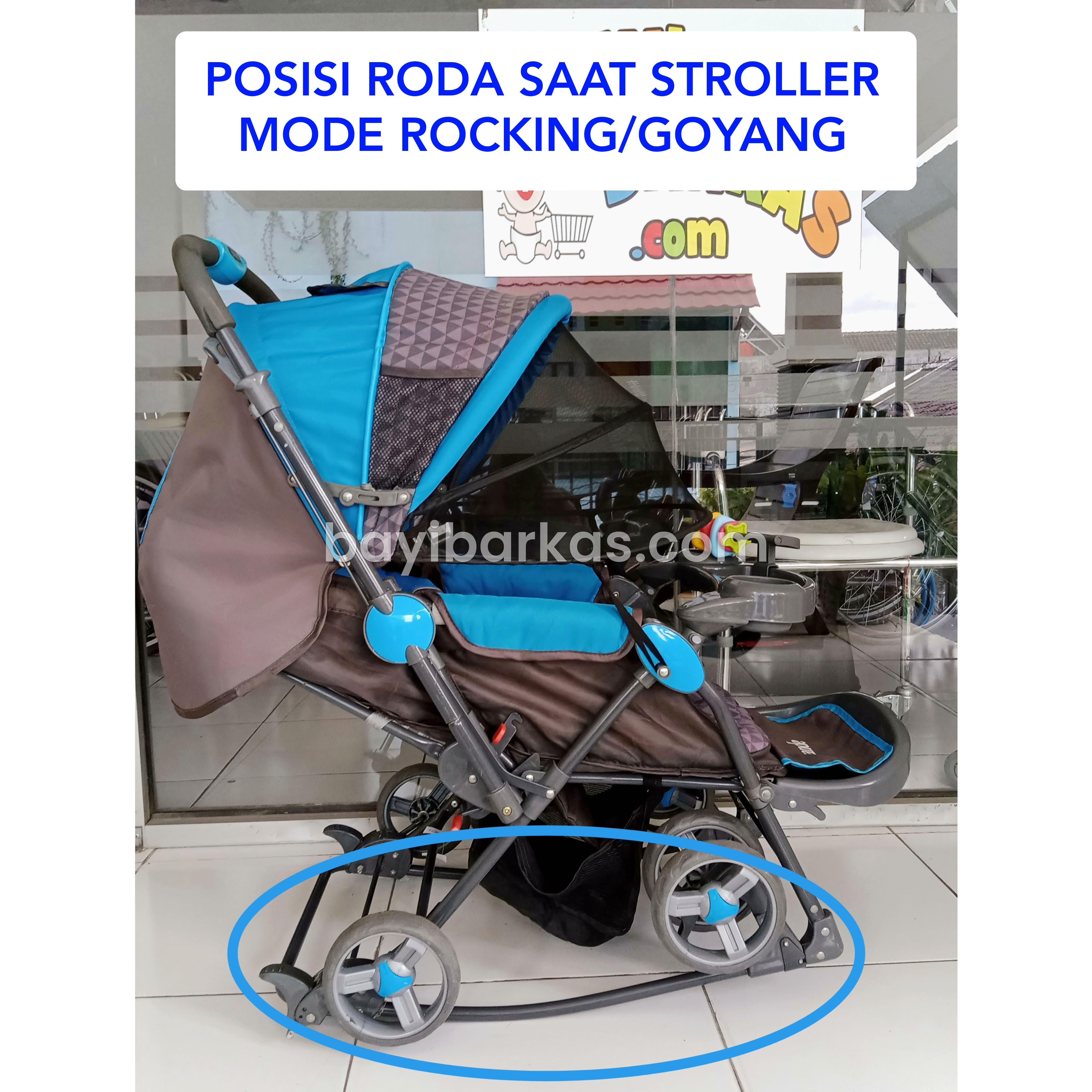 Stroller 3in1 merk PLIKO 'GRANDE' *second (BP. MA)