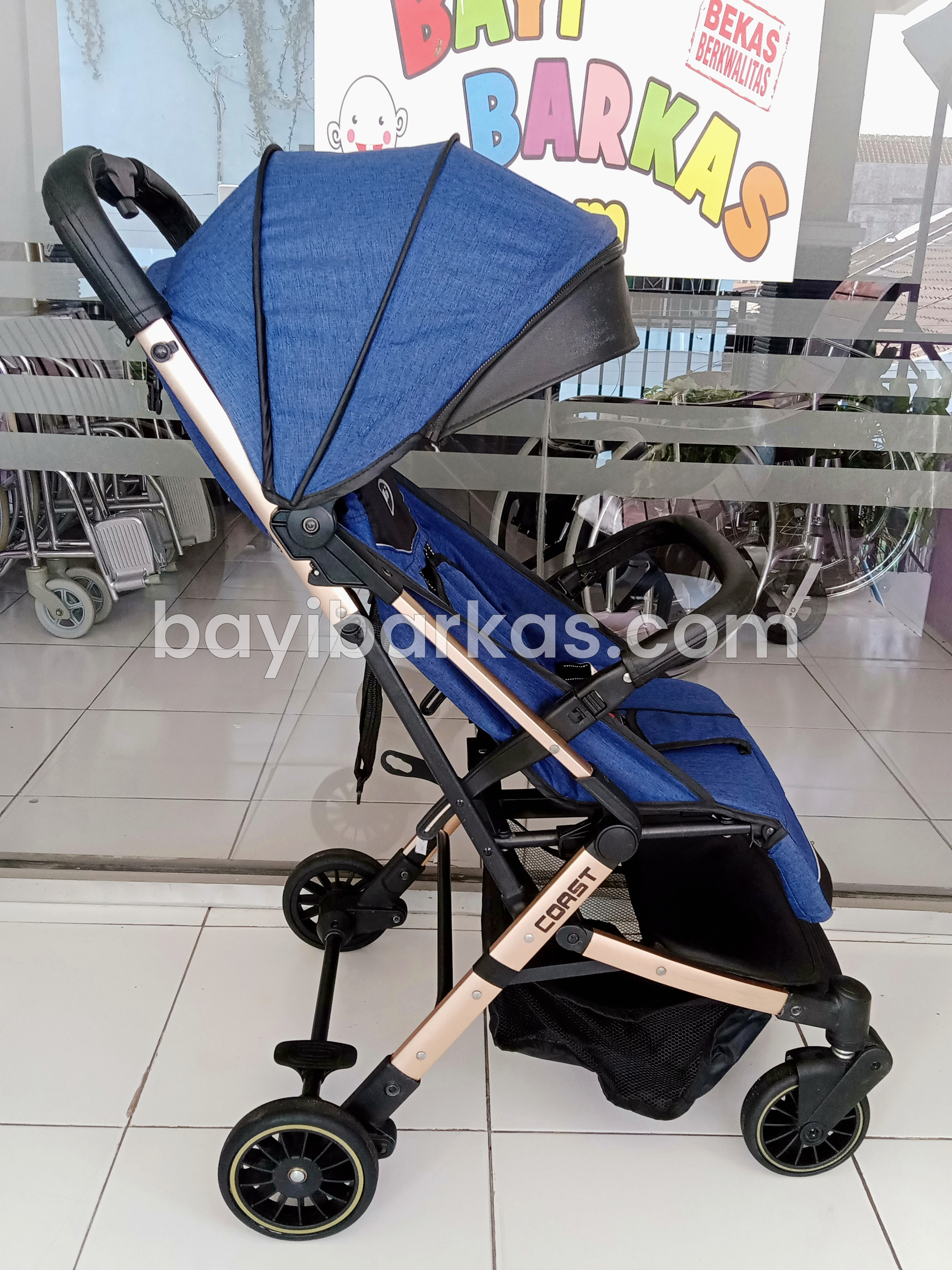 Stroller Koper Travelite PLIKO "COAST" Biru *SECOND (BP. MA)