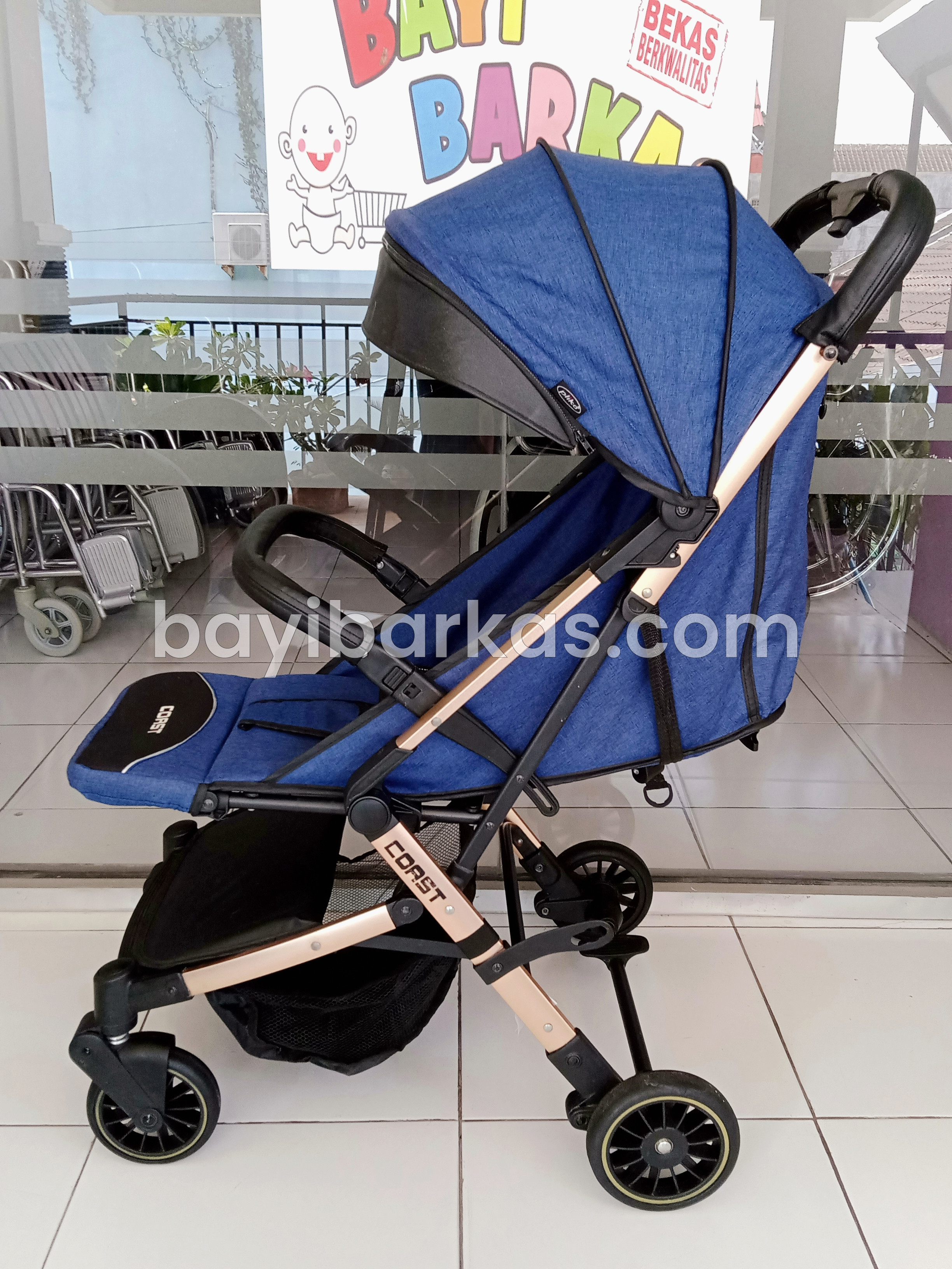 Stroller Koper Travelite PLIKO "COAST" Biru *SECOND (BP. MA)