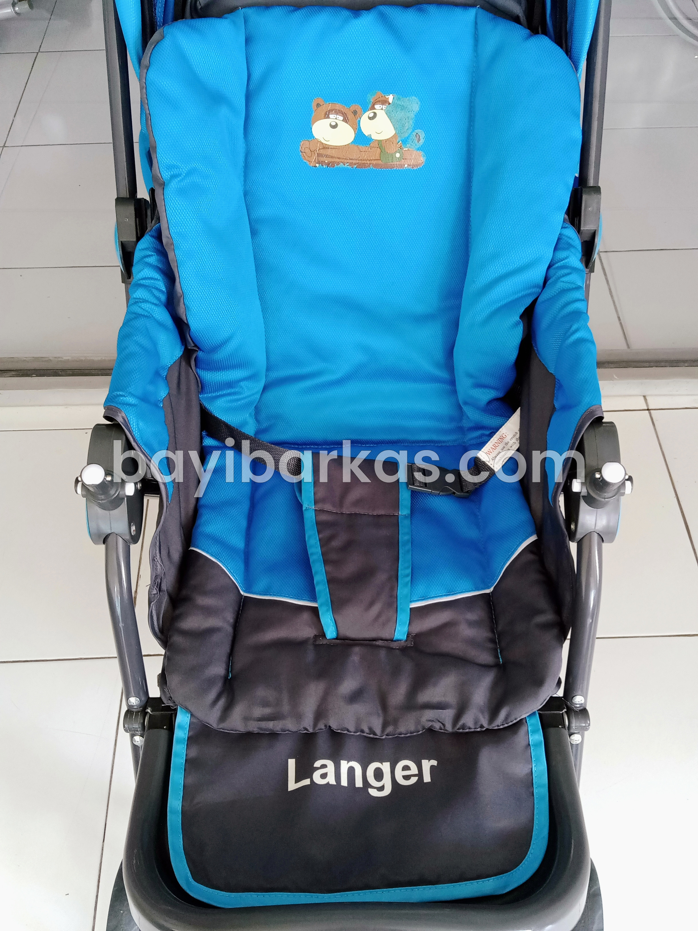 Stroller 3in1 DOES "Langer" biru *SECOND 