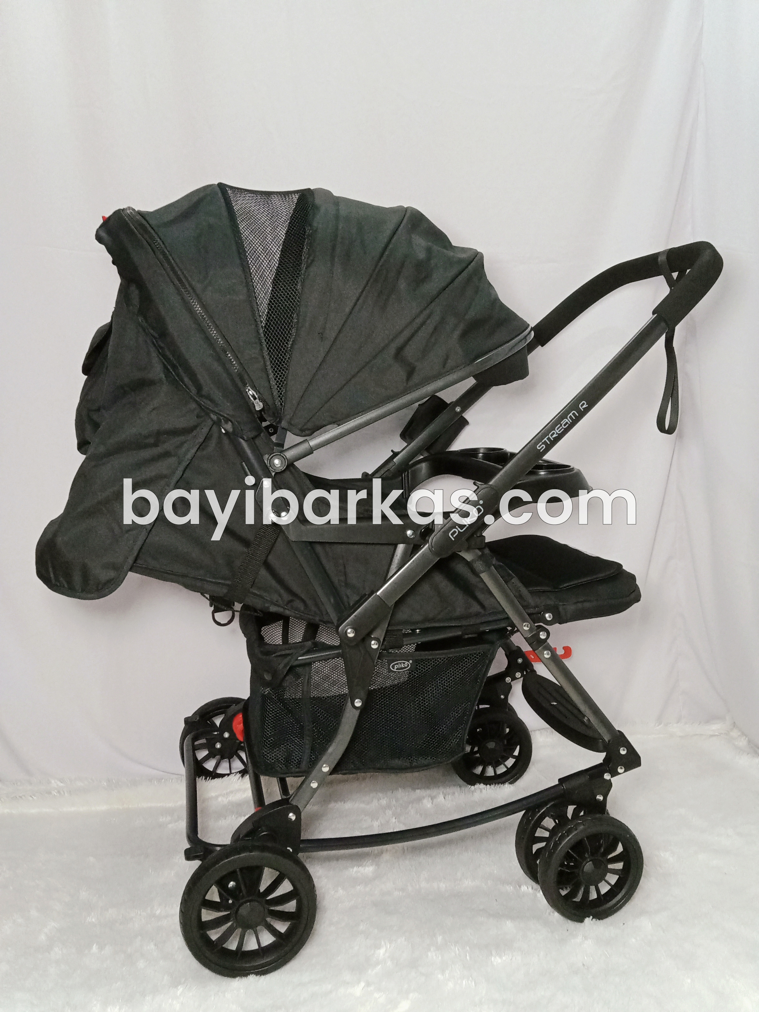 Stroller Rocking PLIKO "STREAM R" Hitam *Second (BP. MA)