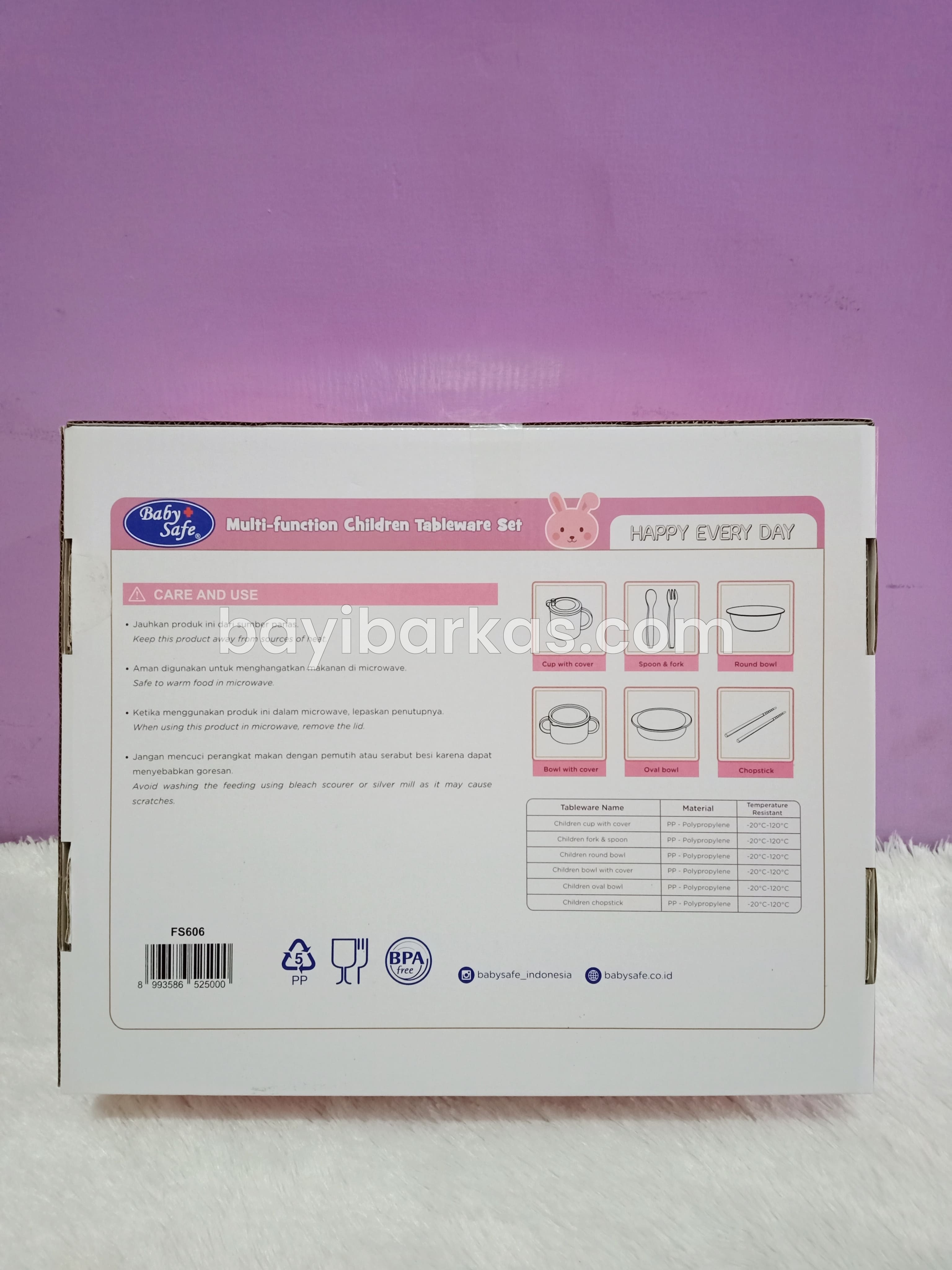 Feeding Set BABY SAFE *EX-KADO