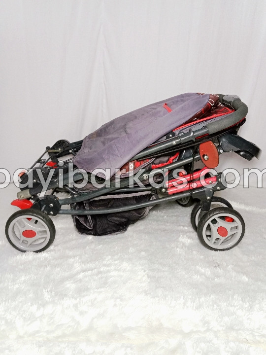 Stroller 3in1 PLIKO 'GRANDE' Merah *SECOND (BP.NA)