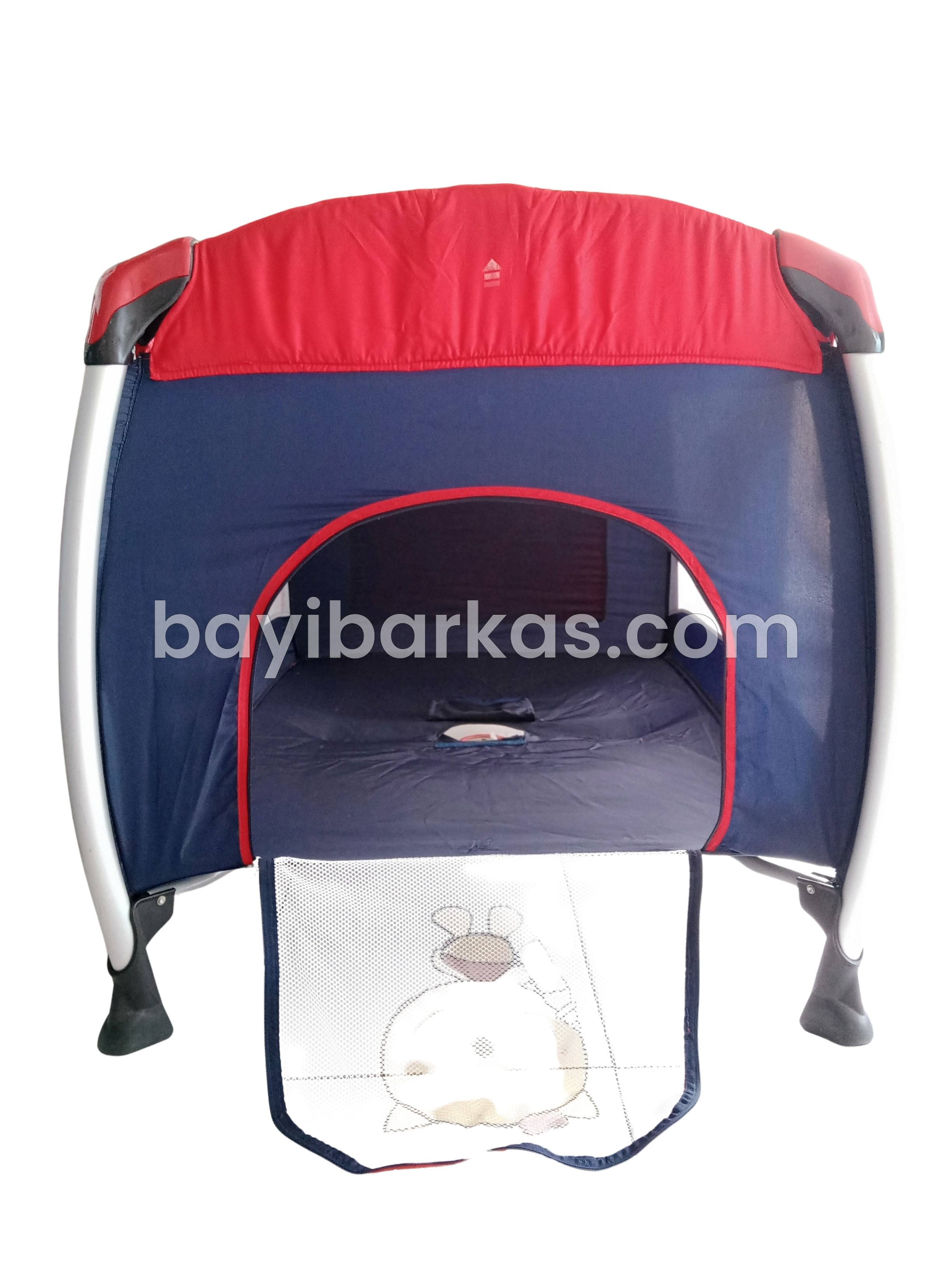 Box Bayi / boks tempat tidur bayi BABYELLE "Deluxe Travelite'' Merah-Navy *SECOND (BP.MFA)