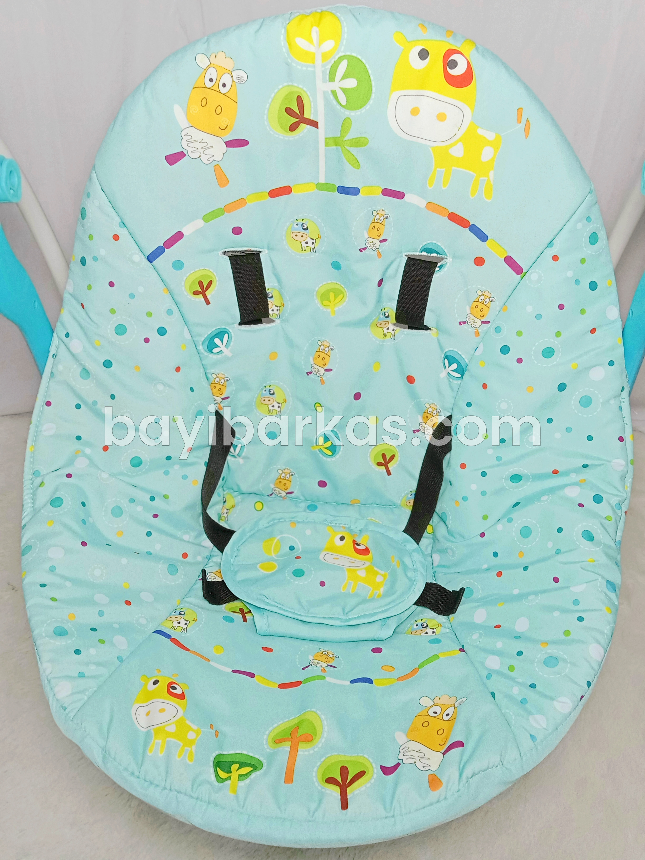 Baby Swing Elektrik Merk 'Baby Elle' Warna Biru *Second (TJ.141-2/KFA)