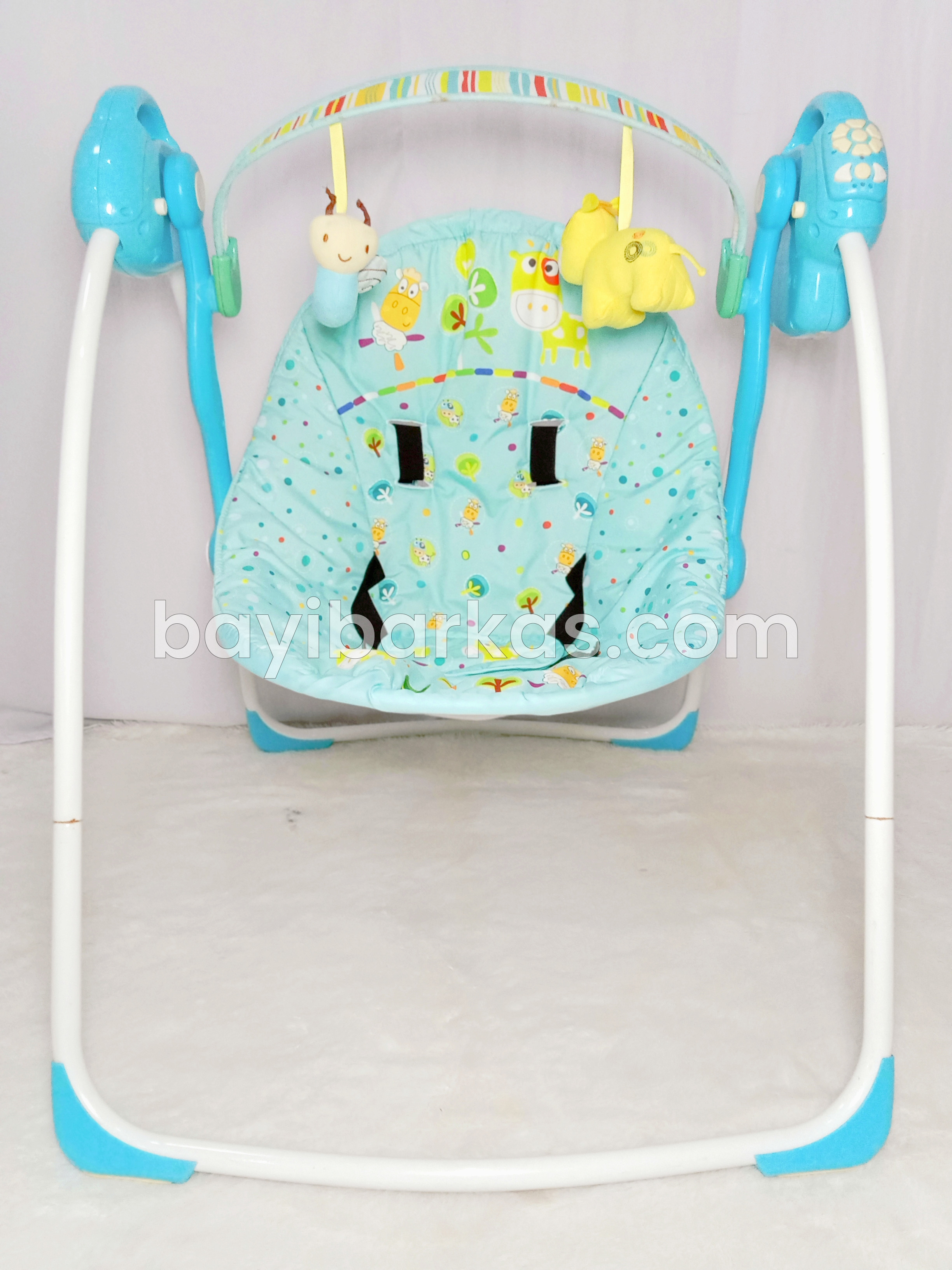 Baby Swing Elektrik Merk 'Baby Elle' Warna Biru *Second (TJ.141-2/KFA)