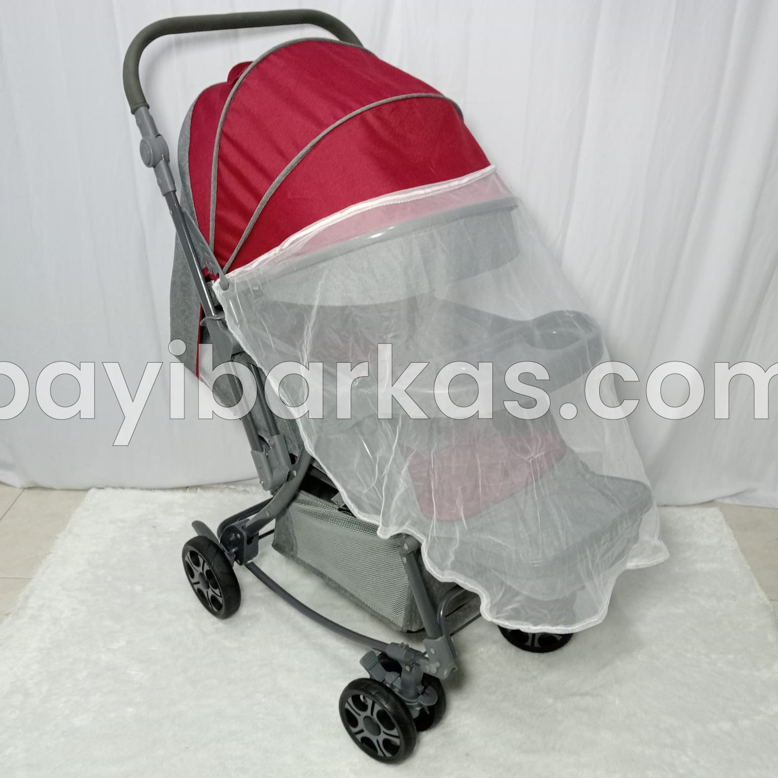 Stroller 3in1 Pliko 'Nevada' Merah *Second (BP - NFA)