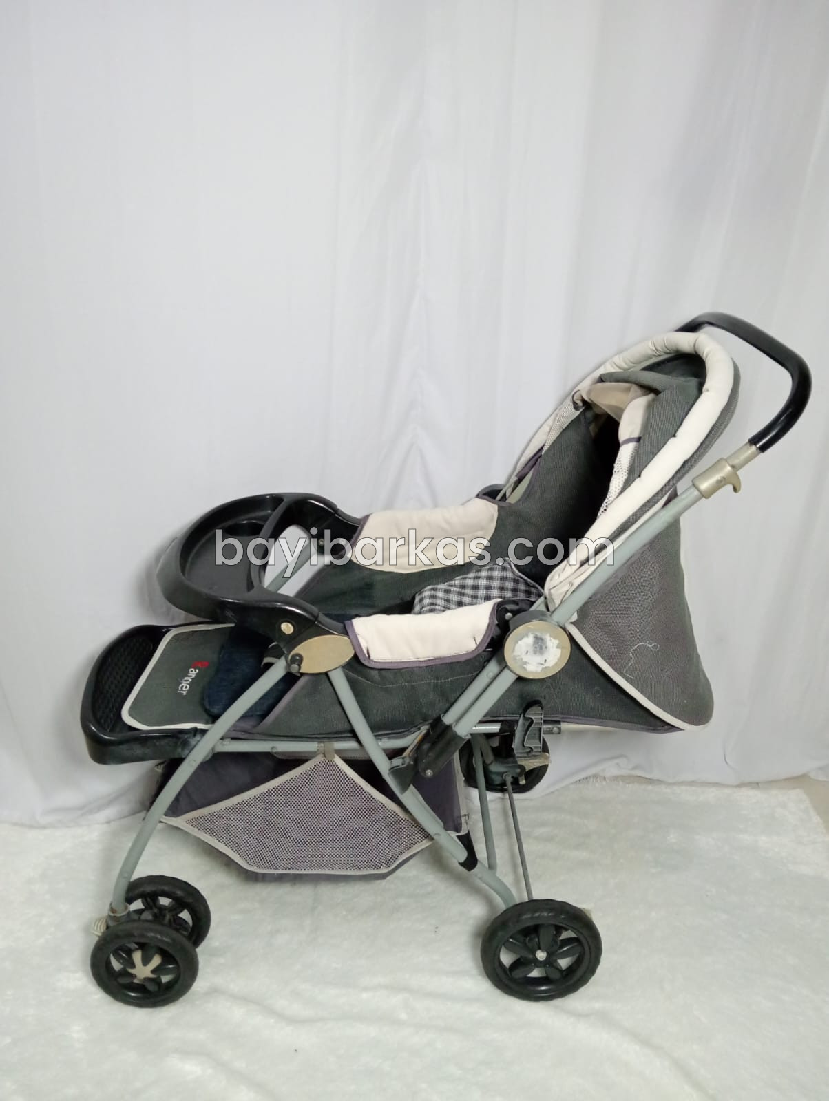 Stroller 2in1 Pliko 'Ranger' Abu Cream *Second (BP - KA)