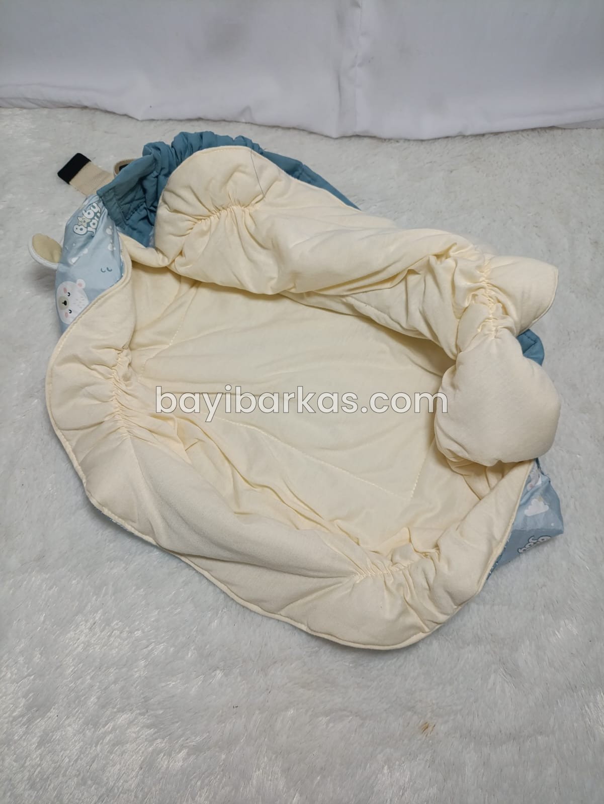 Gendongan Samping BABY JOY Frozy Biru *2nd